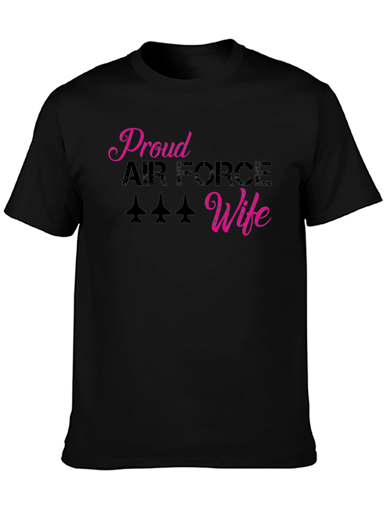 Proud Air Force Wife Graphic T-Shirt