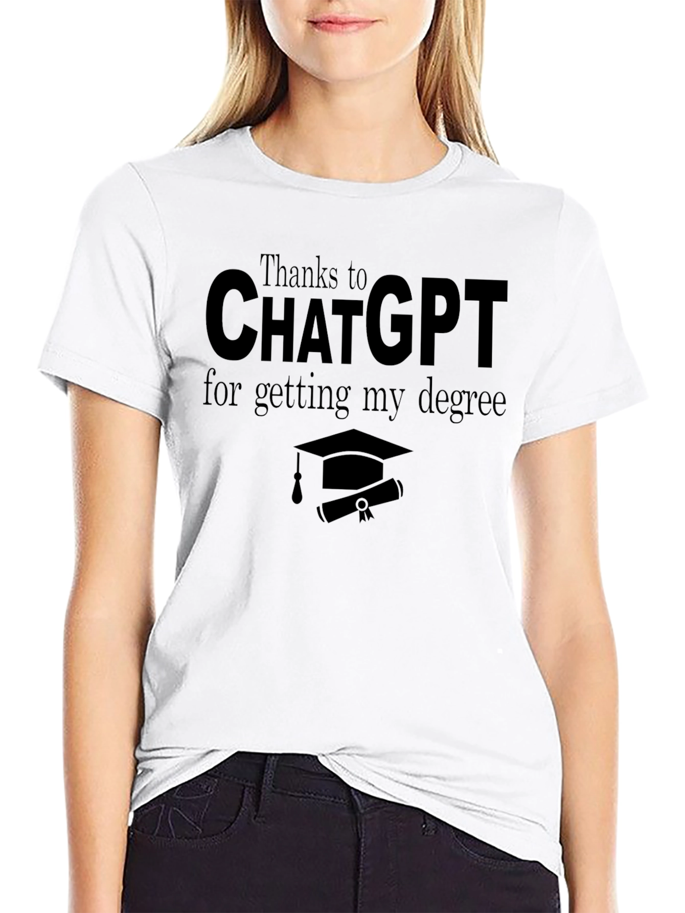 ChatGPT Degree T-Shirt - Graduation Gift