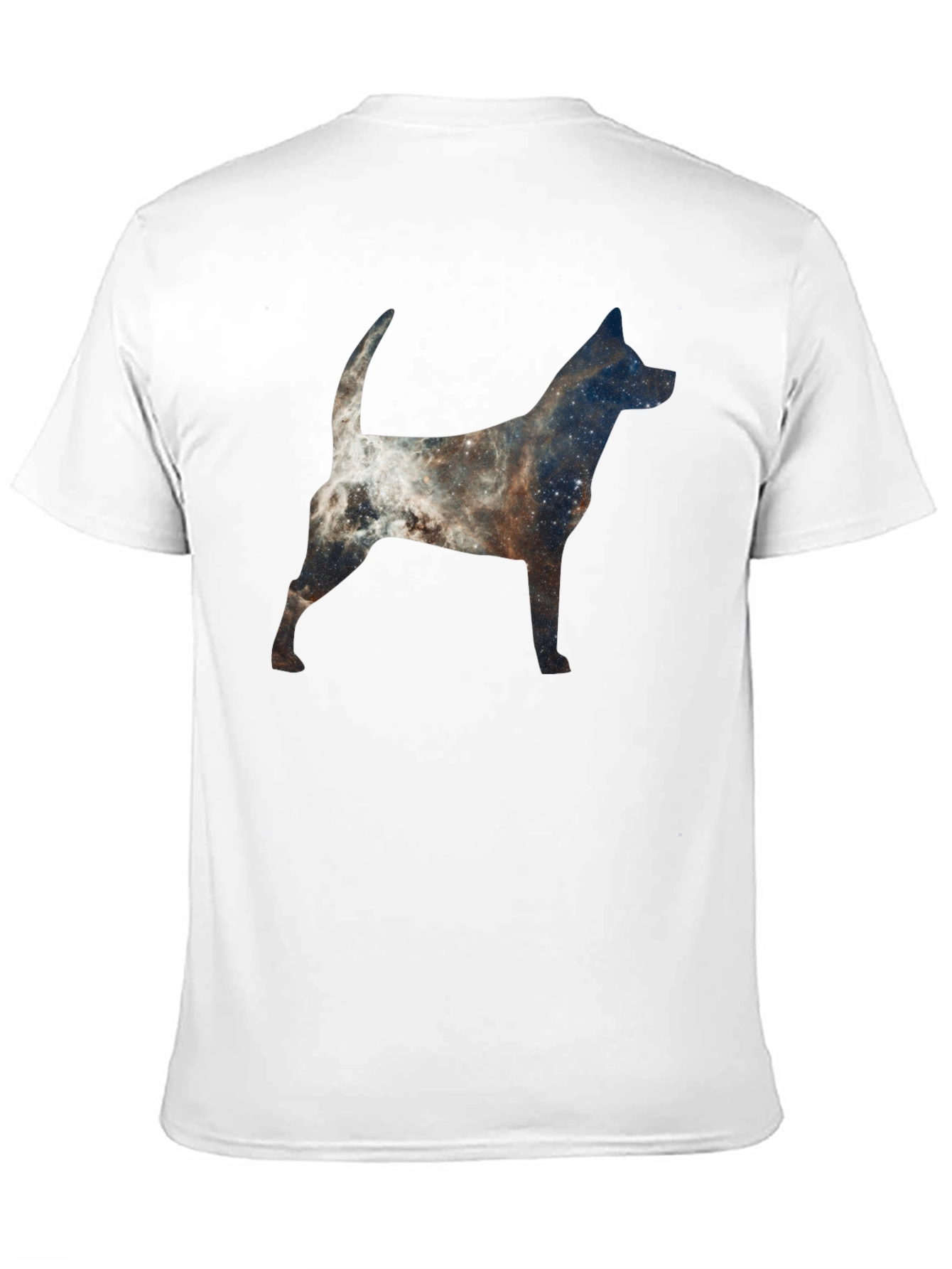 Galaxy Dog Silhouette Graphic Tee