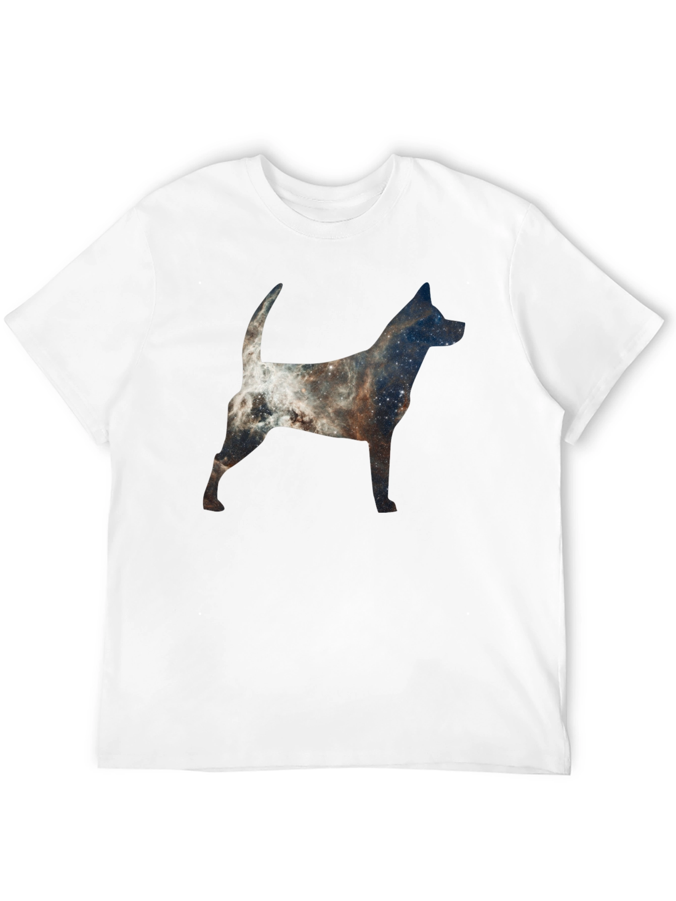 Galaxy Dog Silhouette Graphic Tee