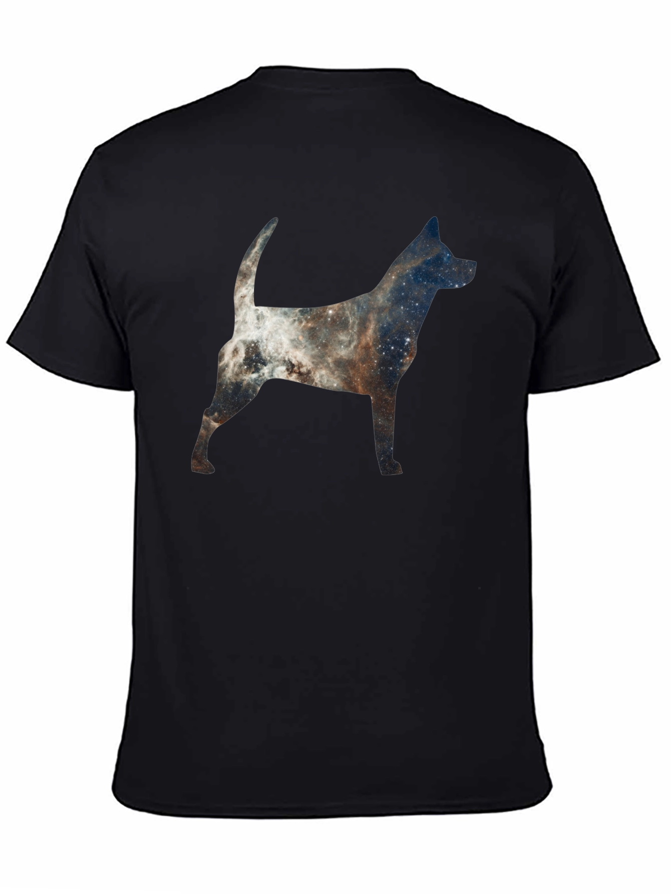 Galaxy Dog Silhouette Graphic Tee