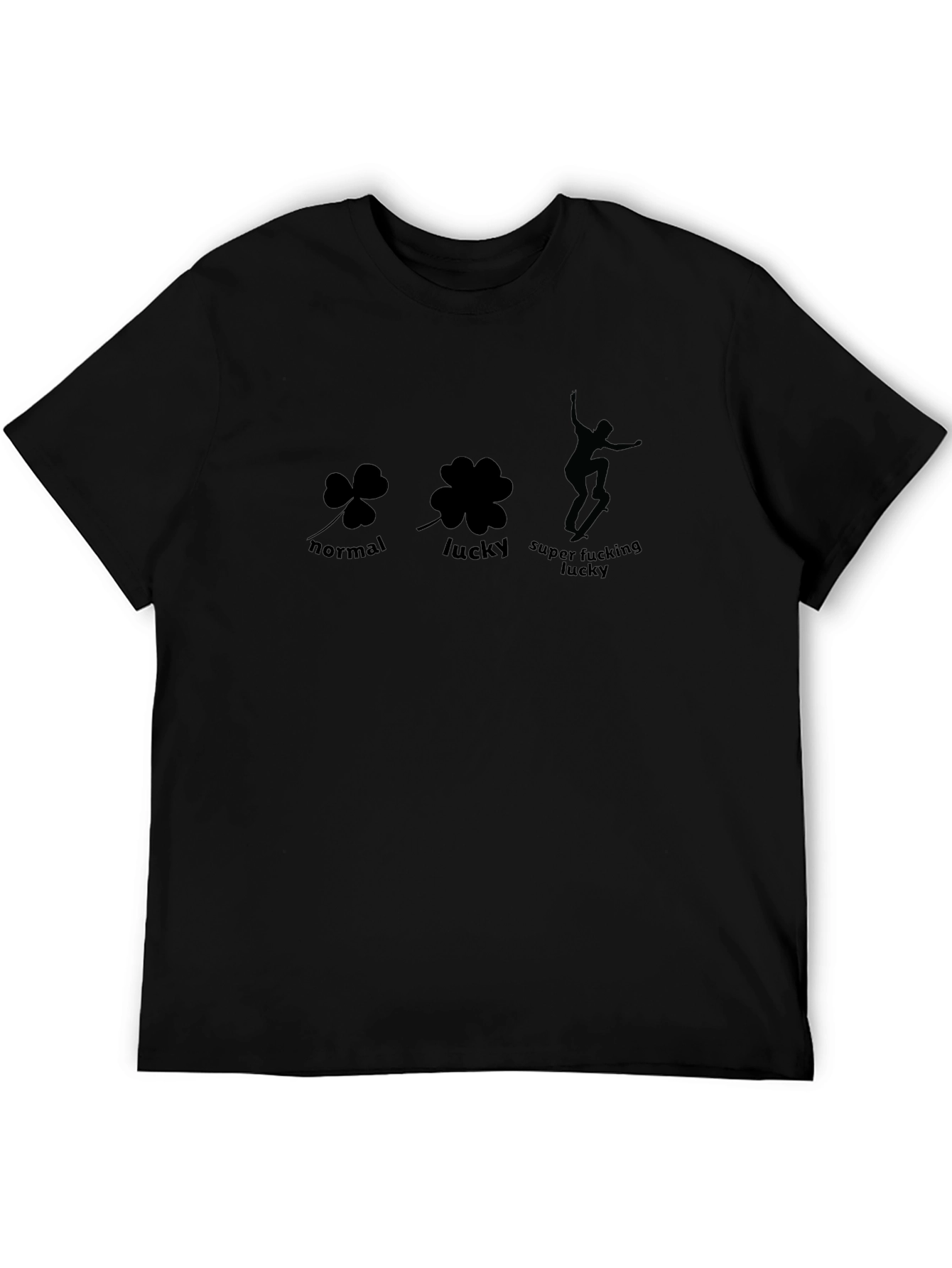 Lucky Skateboarder Graphic T-Shirt