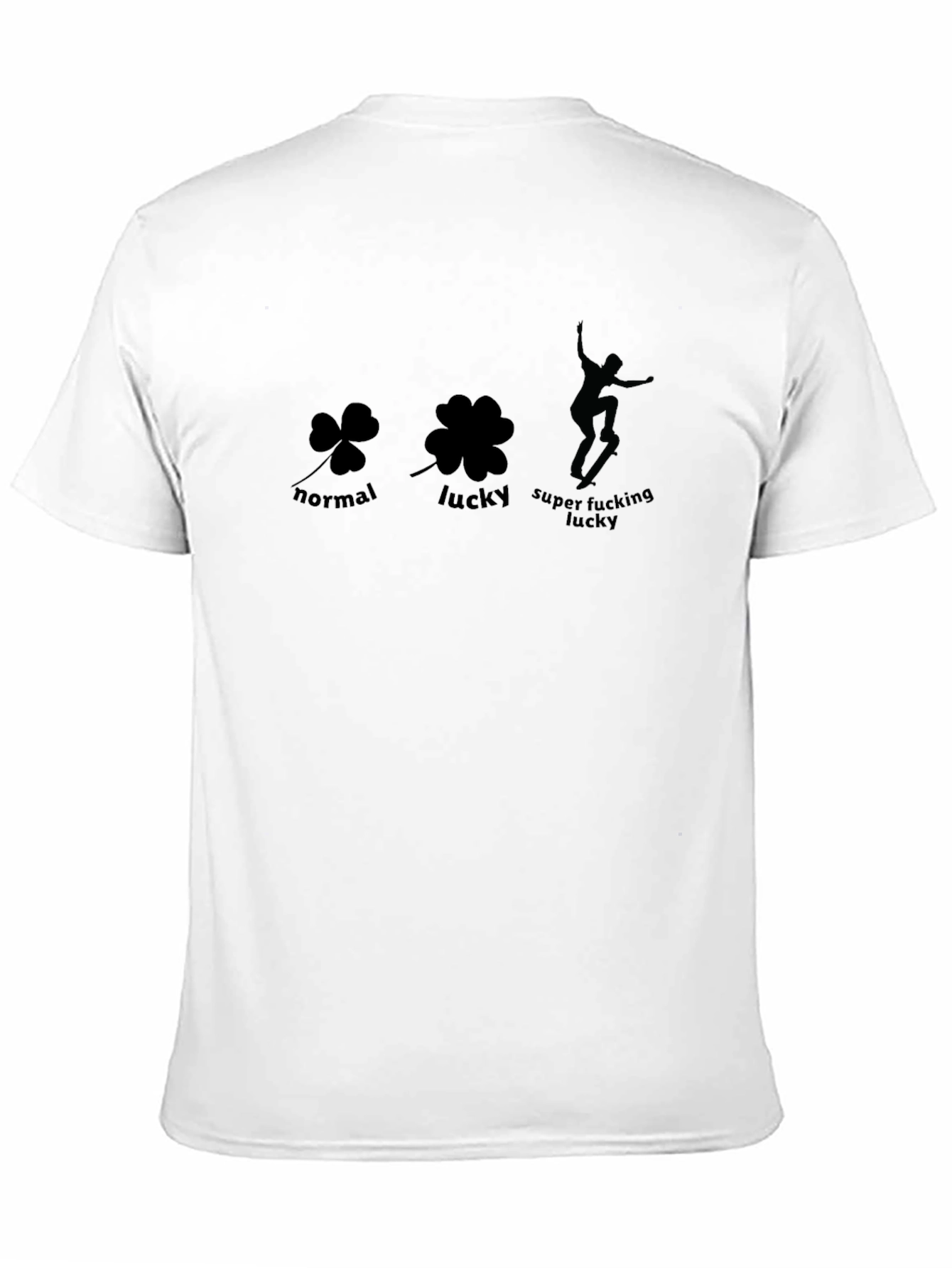 Lucky Skateboarder Graphic T-Shirt