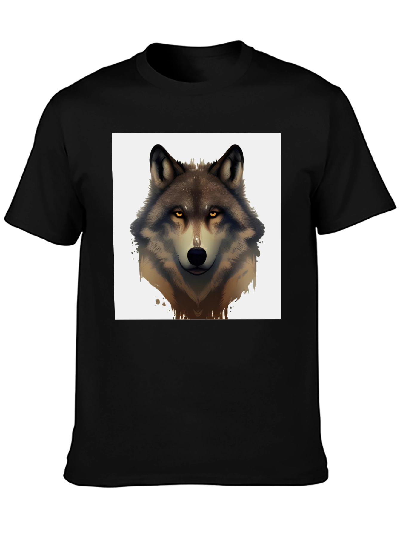 Wolf Graphic Tee - Bold Animal Print
