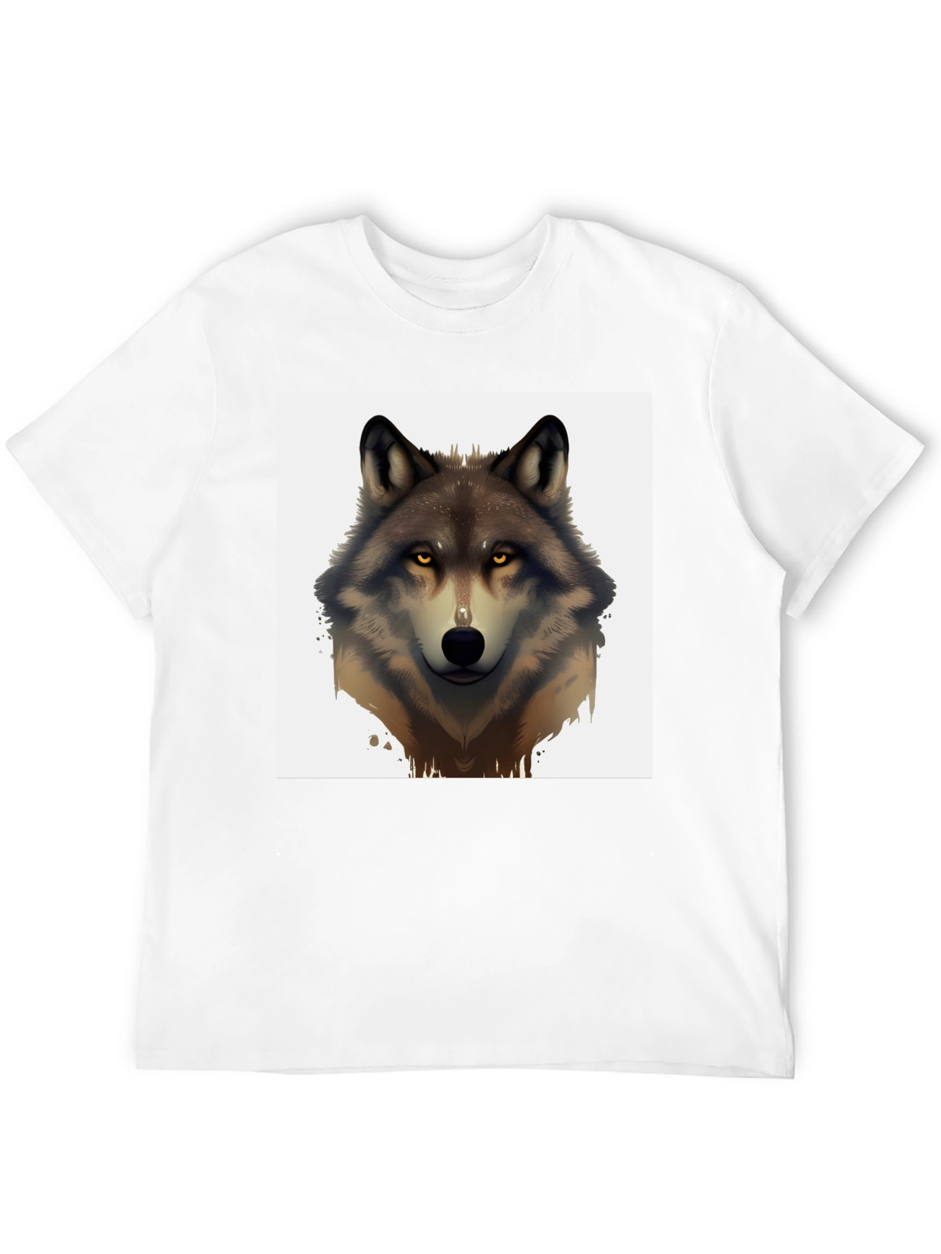 Wolf Graphic Tee - Bold Animal Print