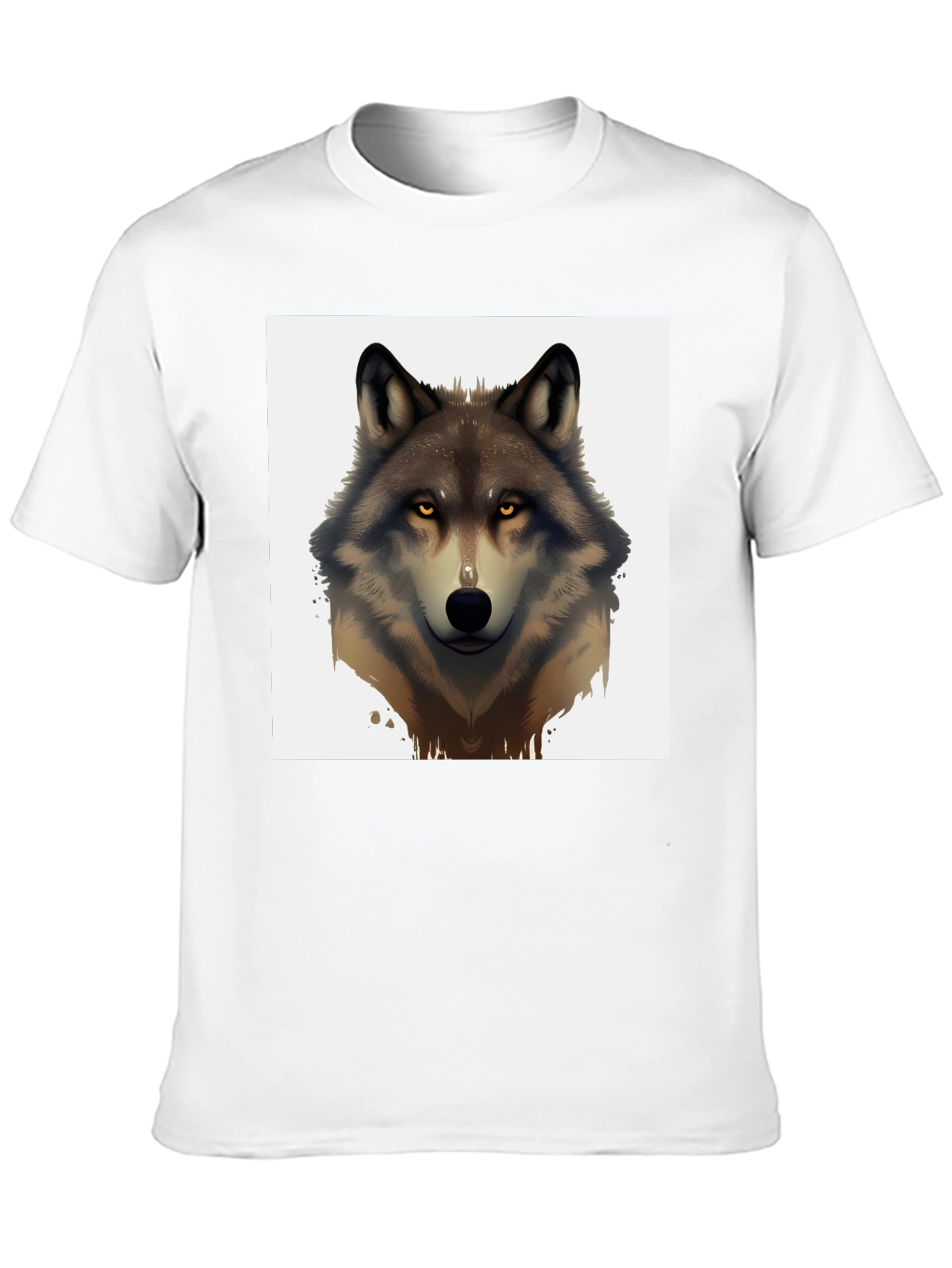 Wolf Graphic Tee - Bold Animal Print