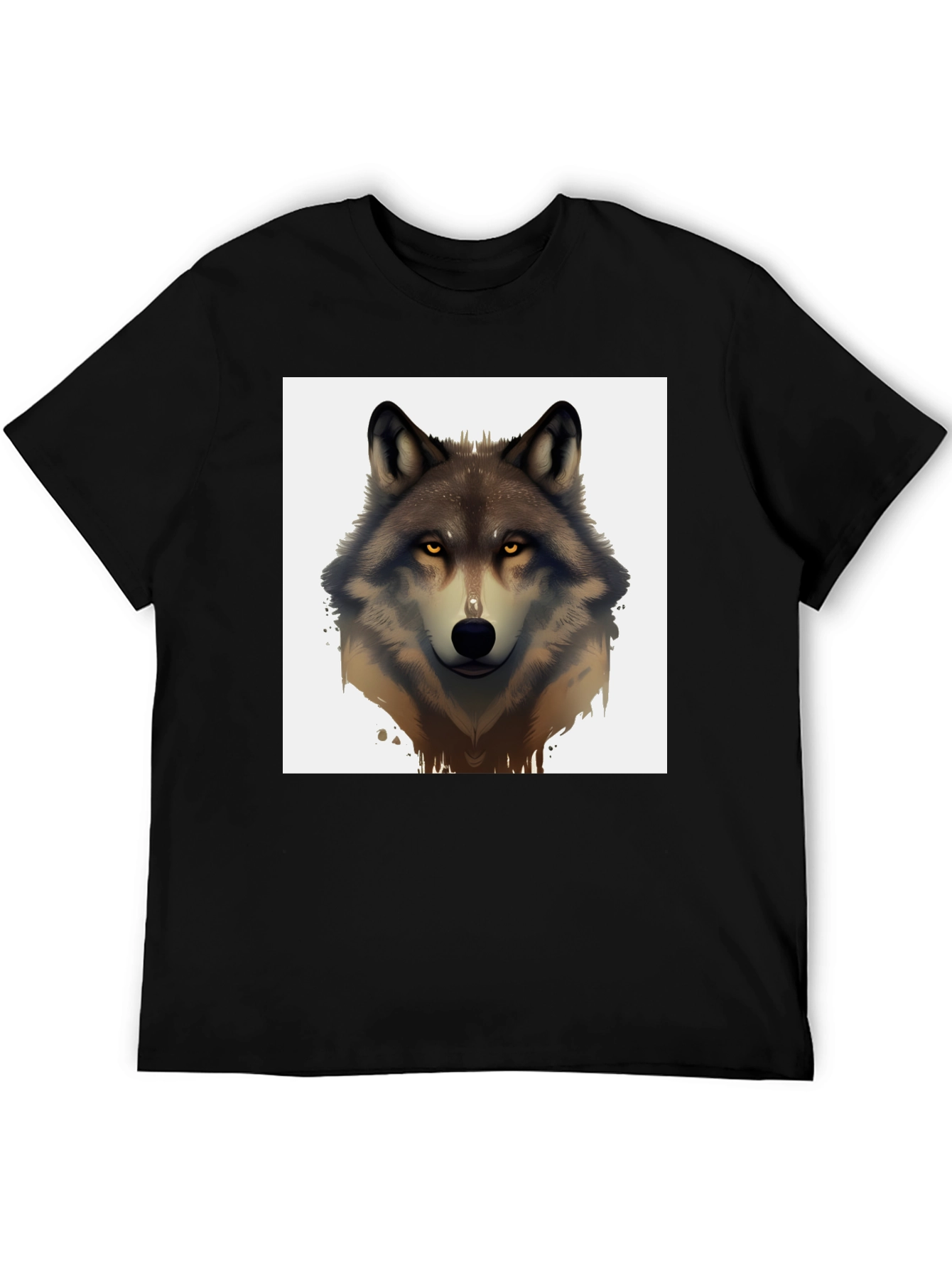 Wolf Graphic Tee - Bold Animal Print