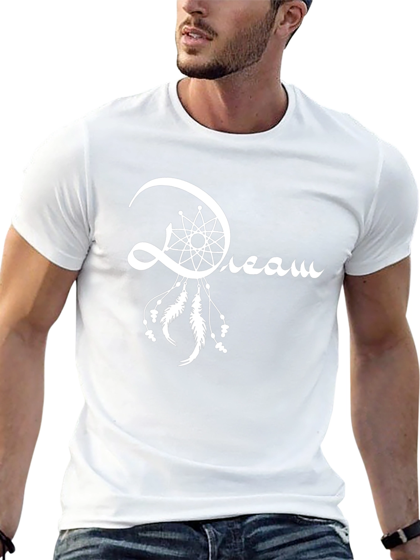 Dreamcatcher Graphic Tee - Stylish Black T-Shirt