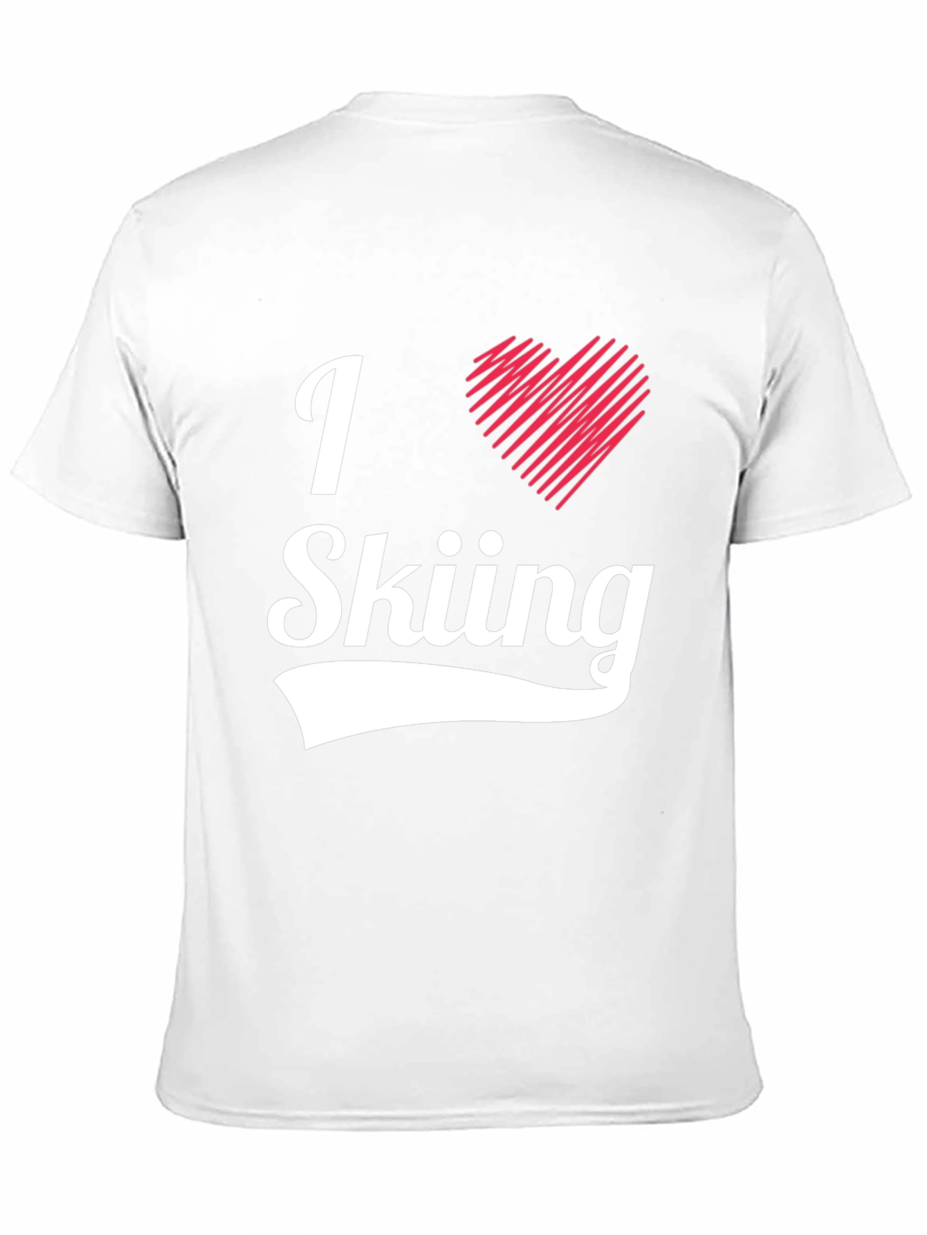 I Heart Skiing T-Shirt - Stylish Graphic Tee