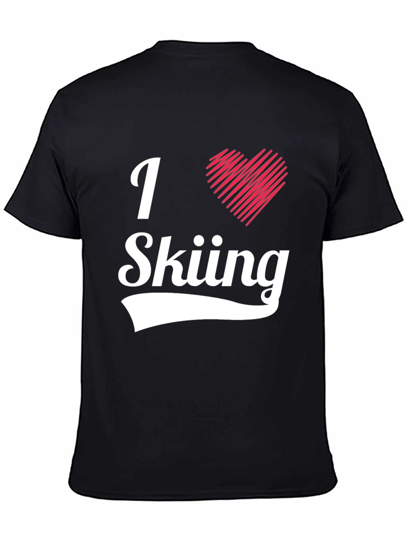 I Heart Skiing T-Shirt - Stylish Graphic Tee