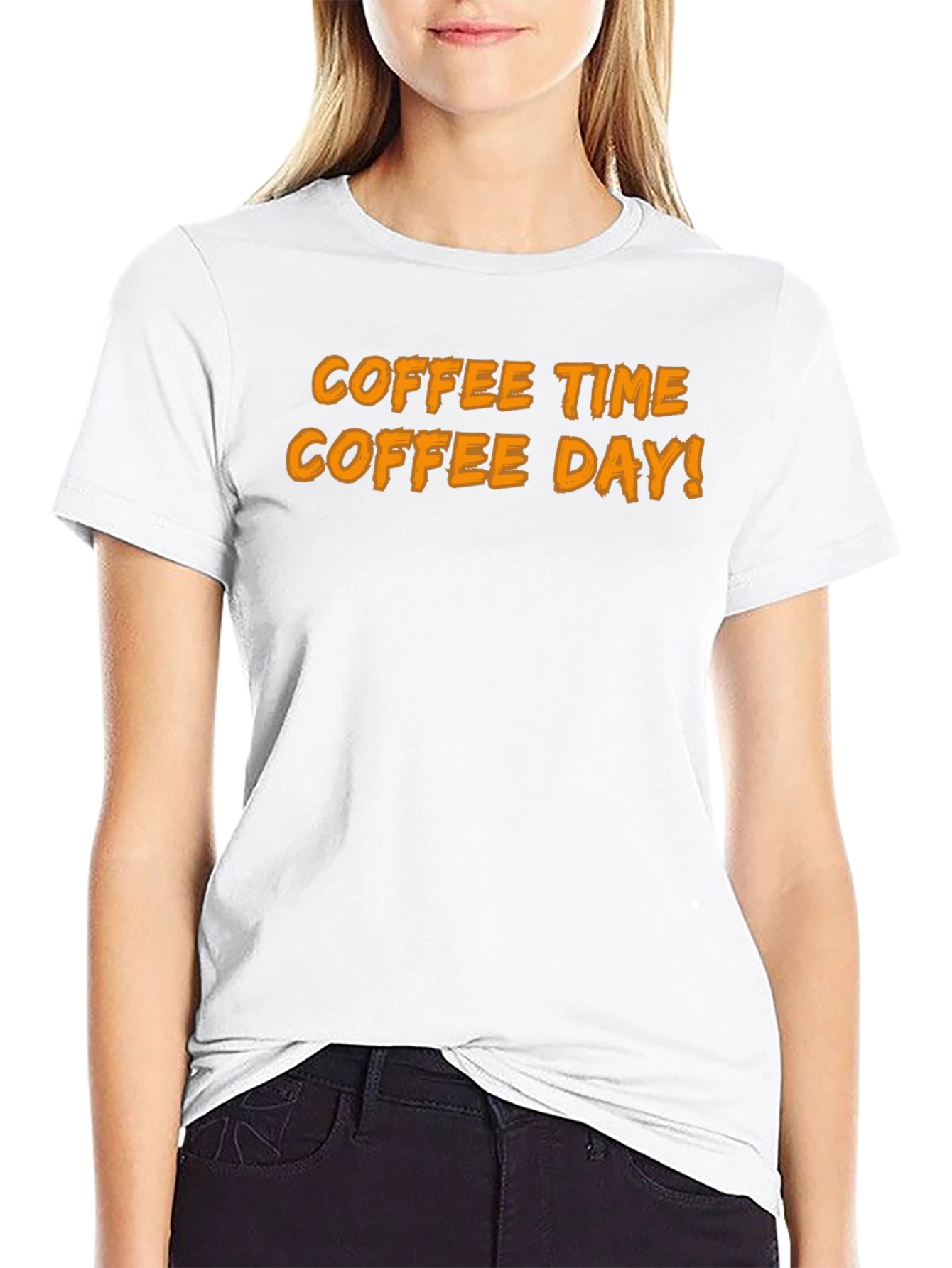Coffee Time Coffee Day Black T-Shirt