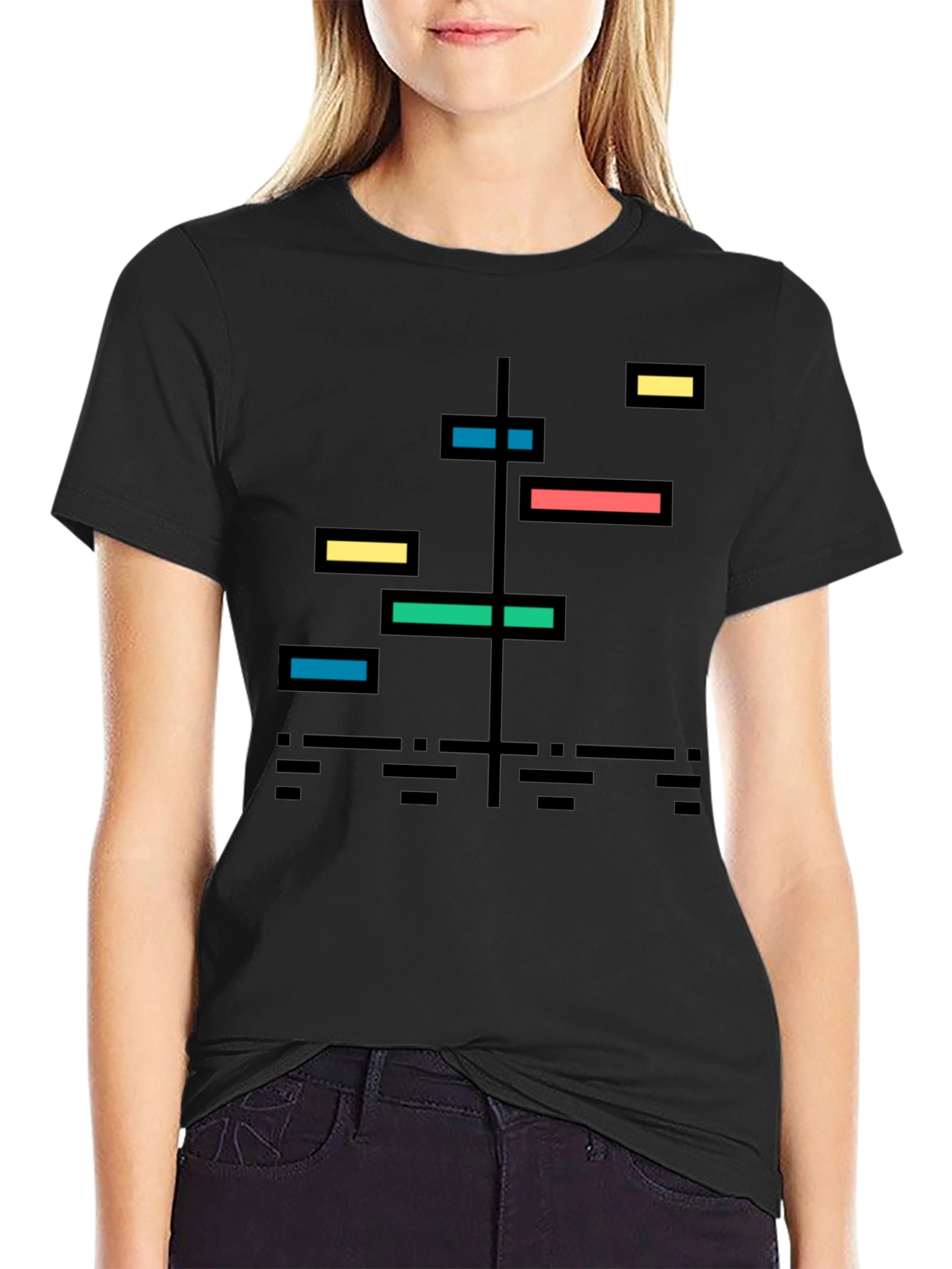 Abstract Graphic T-Shirt - Modern Art Tee