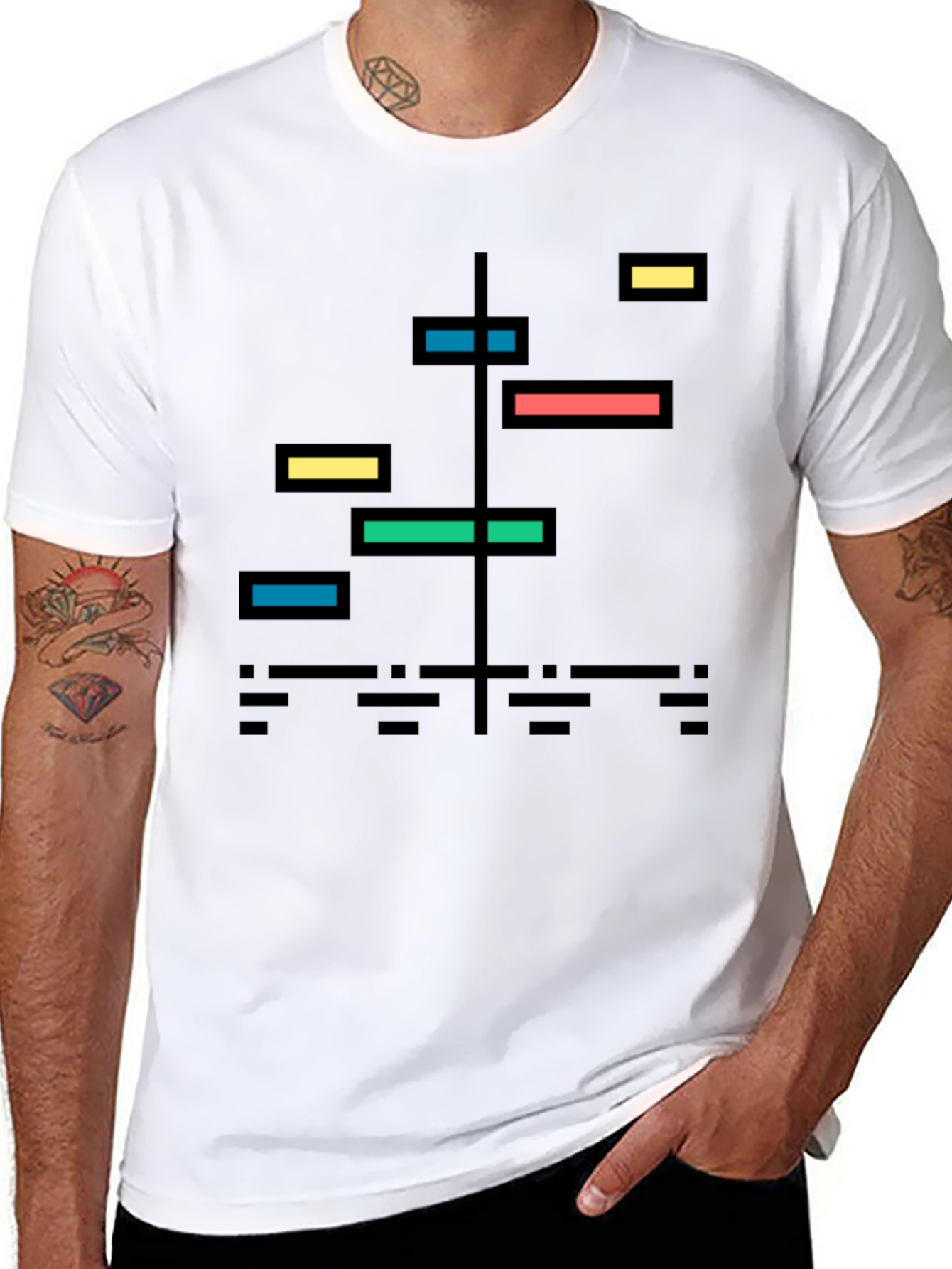 Abstract Graphic T-Shirt - Modern Art Tee