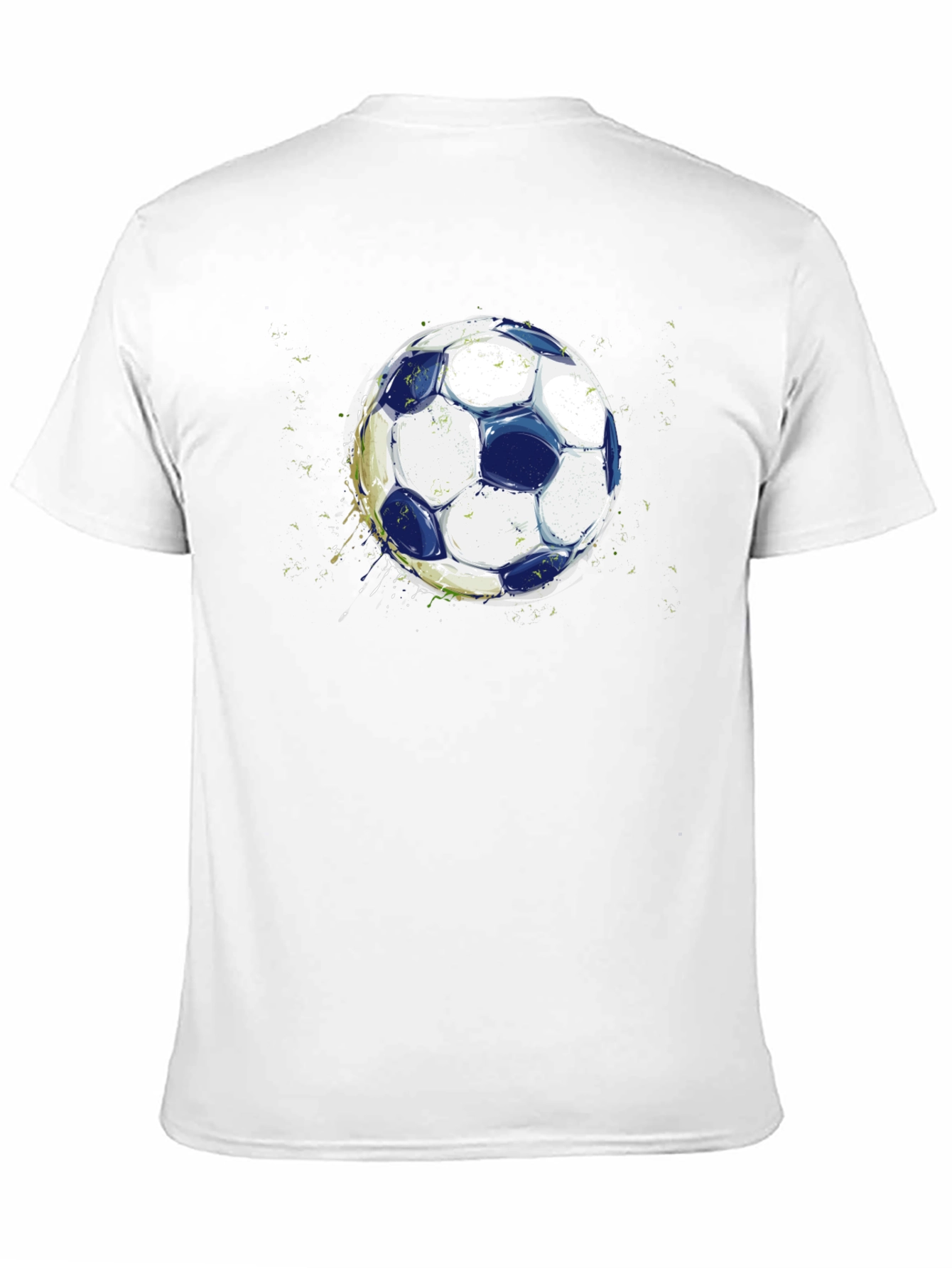 Soccer Ball Graphic Black T-Shirt