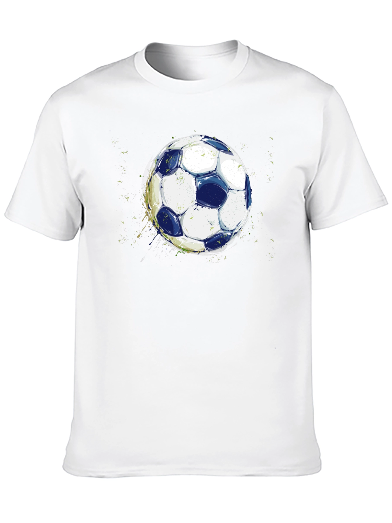Soccer Ball Graphic Black T-Shirt