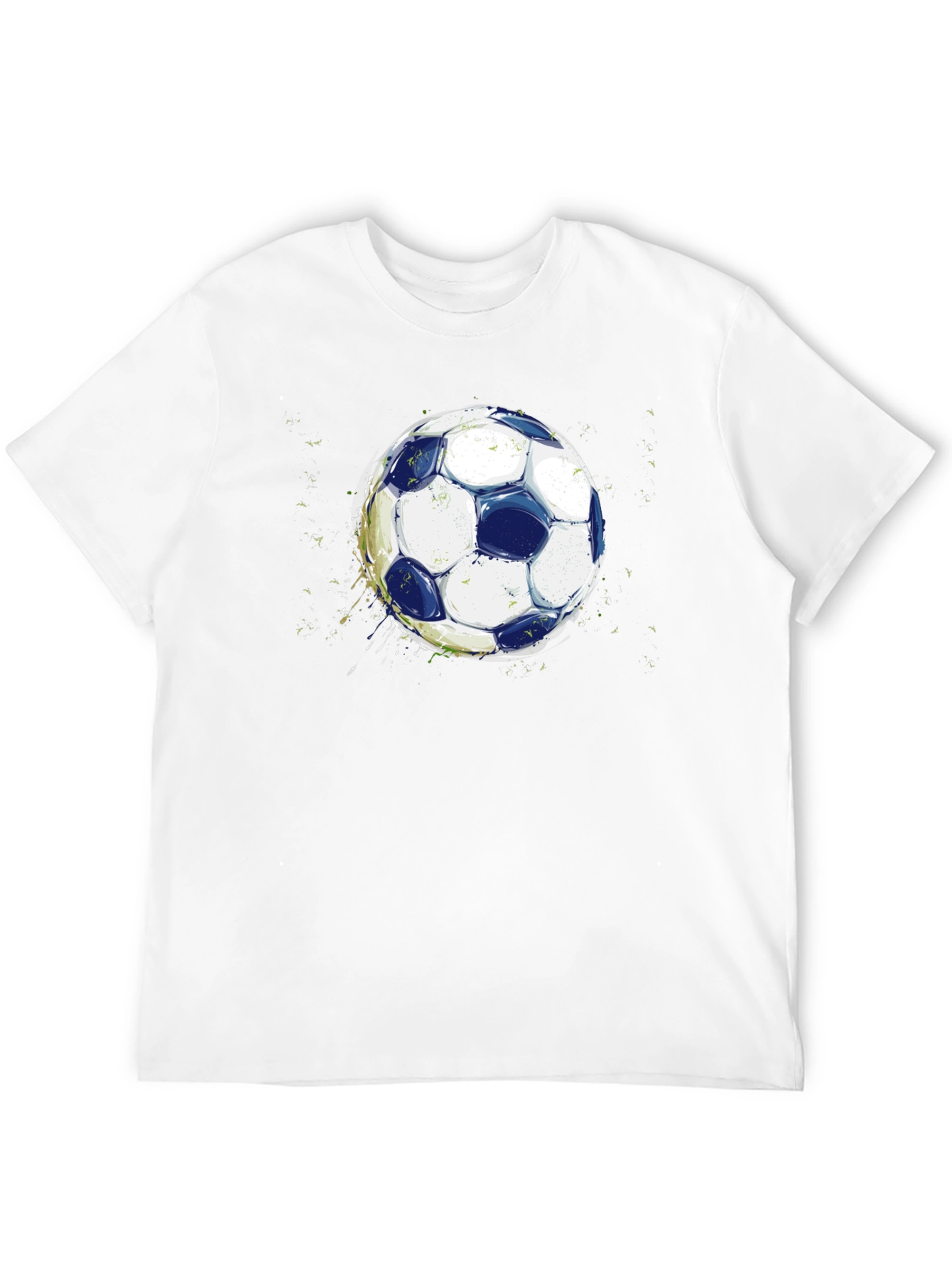 Soccer Ball Graphic Black T-Shirt