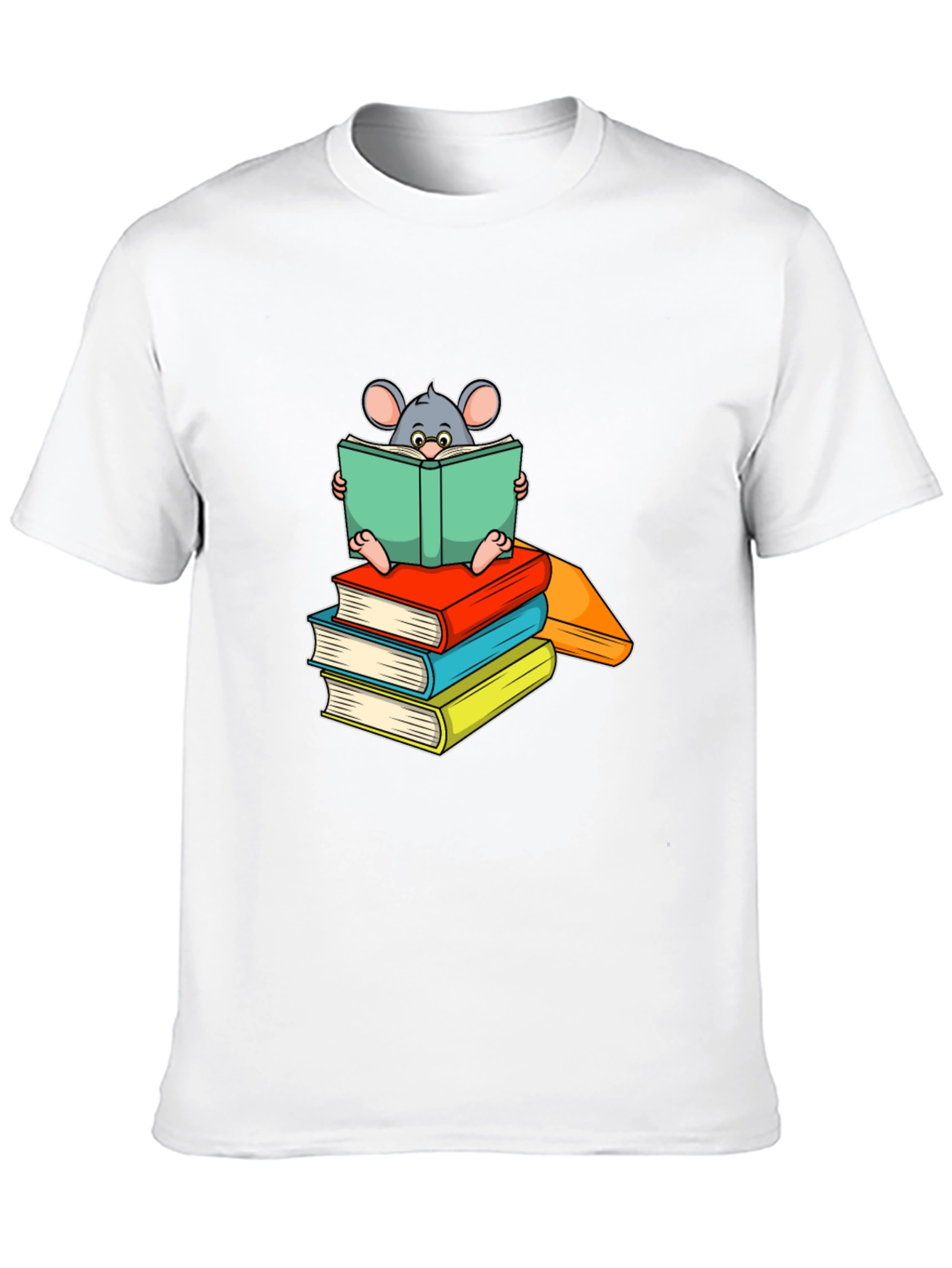 Bookworm Mouse Graphic Tee