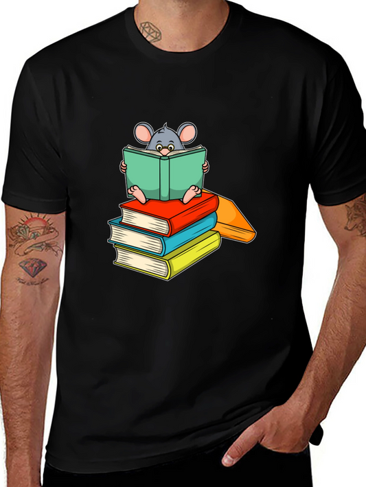 Bookworm Mouse Graphic Tee