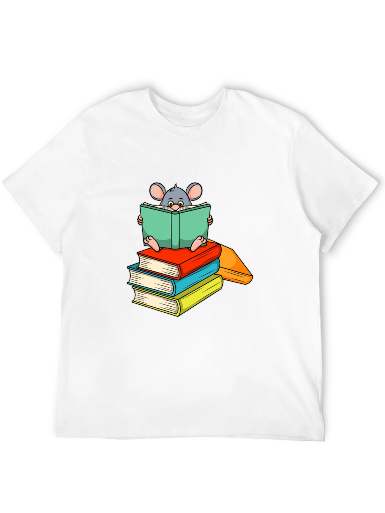 Bookworm Mouse Graphic Tee