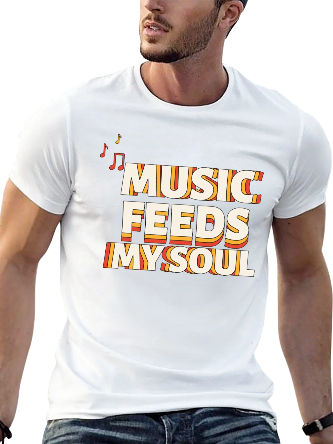 Music Feeds My Soul Graphic Tee