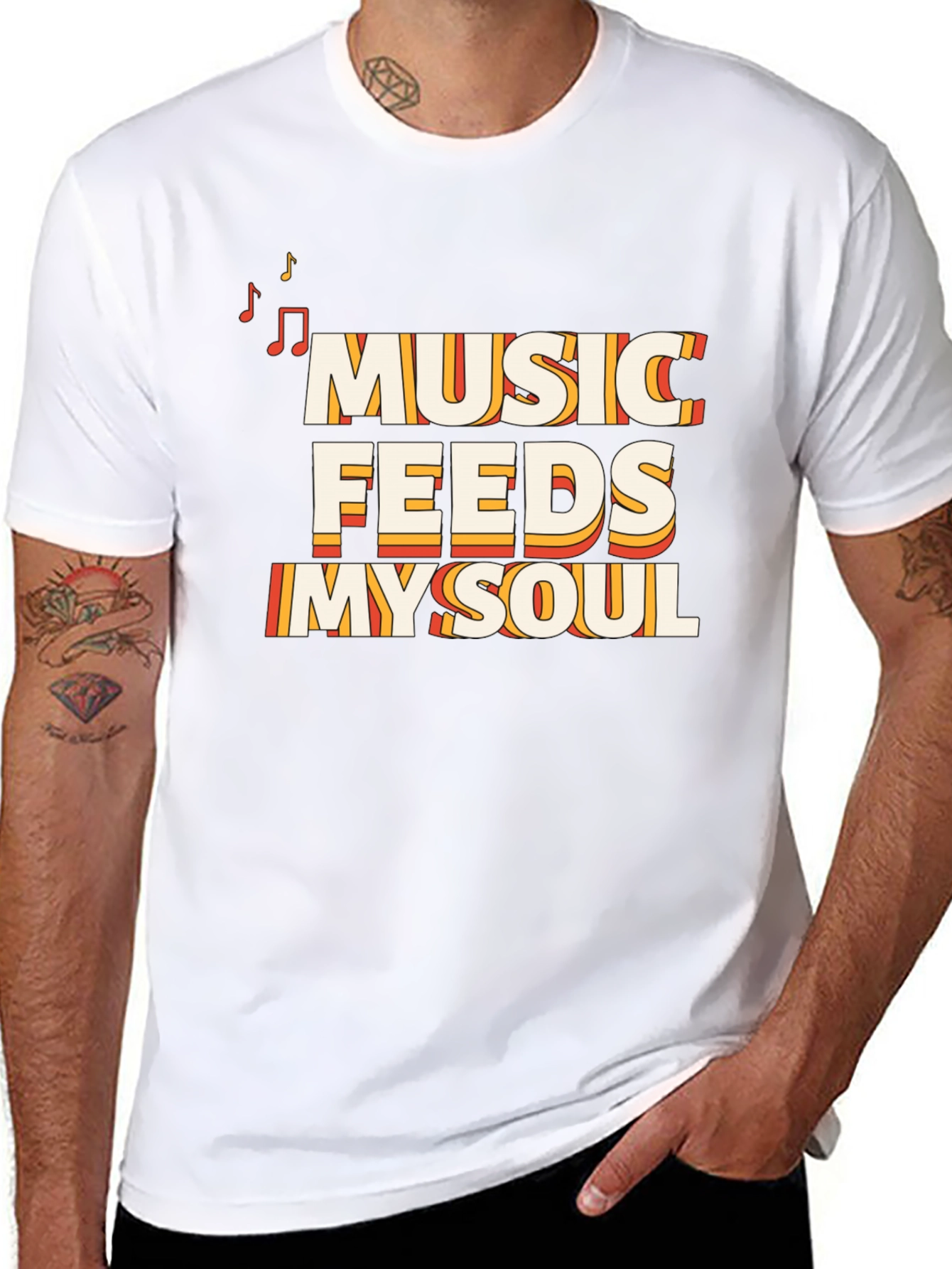 Music Feeds My Soul Graphic Tee