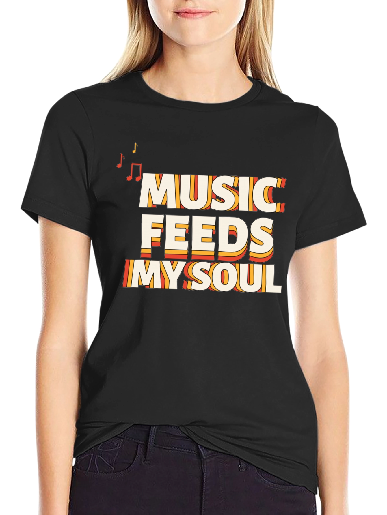 Music Feeds My Soul Graphic Tee