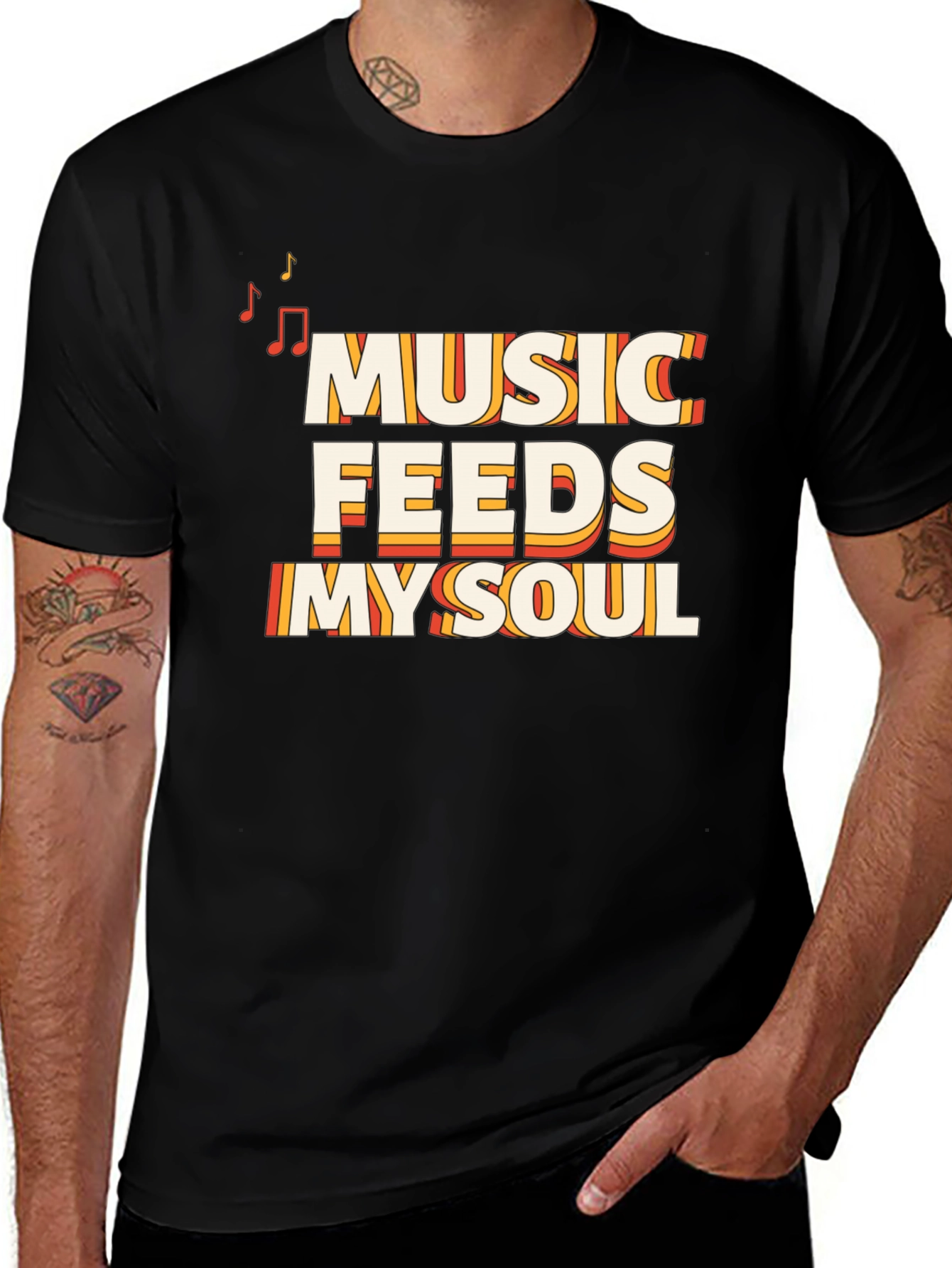 Music Feeds My Soul Graphic Tee