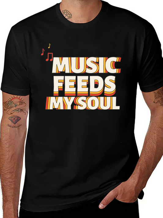 Music Feeds My Soul Graphic Tee