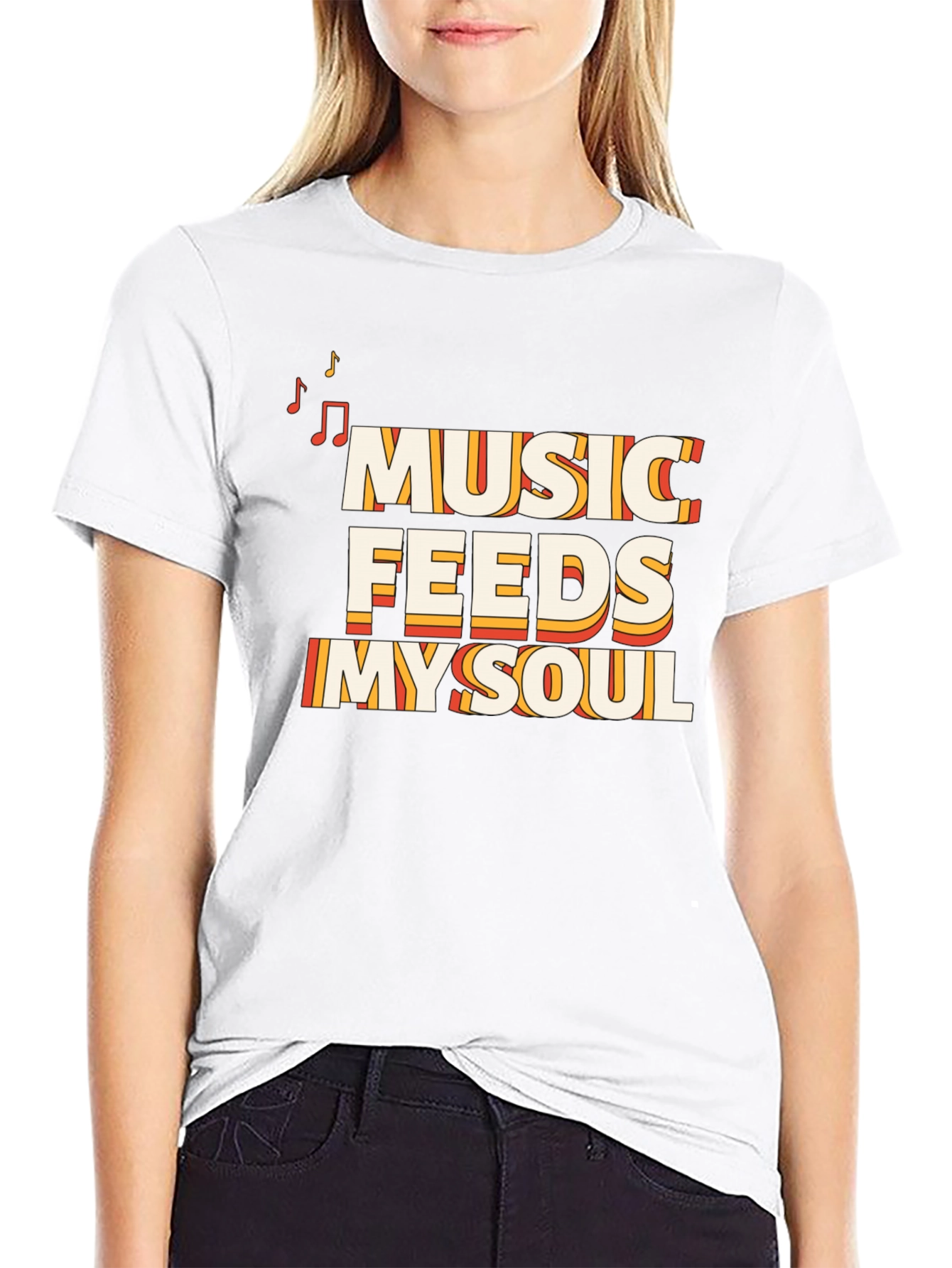 Music Feeds My Soul Graphic Tee