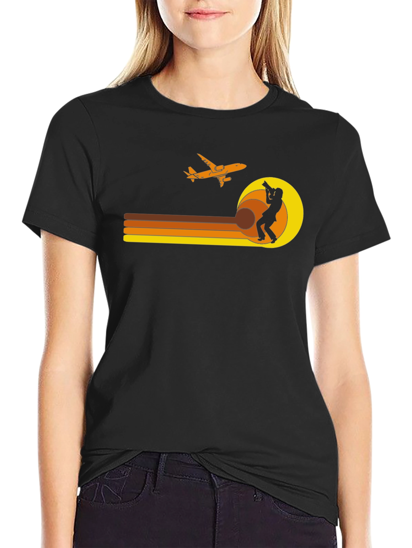Retro Plane Spotter T-Shirt - Aviation Photography Tee