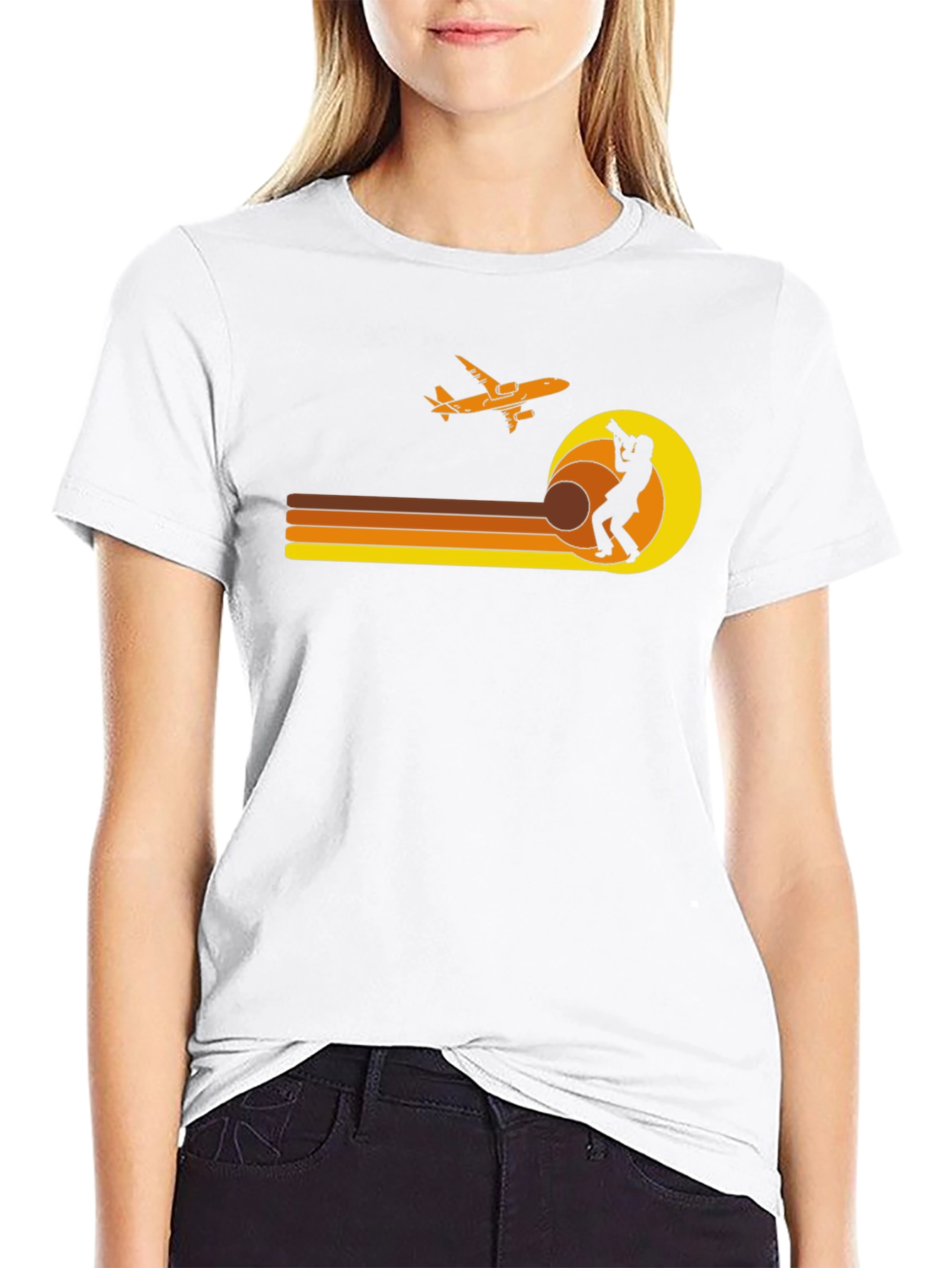 Retro Plane Spotter T-Shirt - Aviation Photography Tee