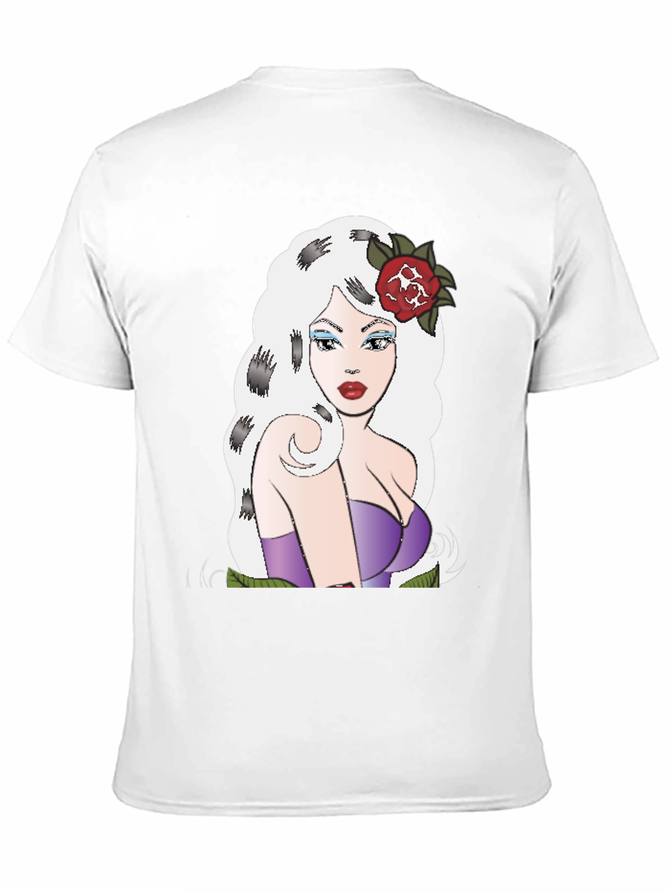 Retro Cartoon Girl Graphic T-Shirt