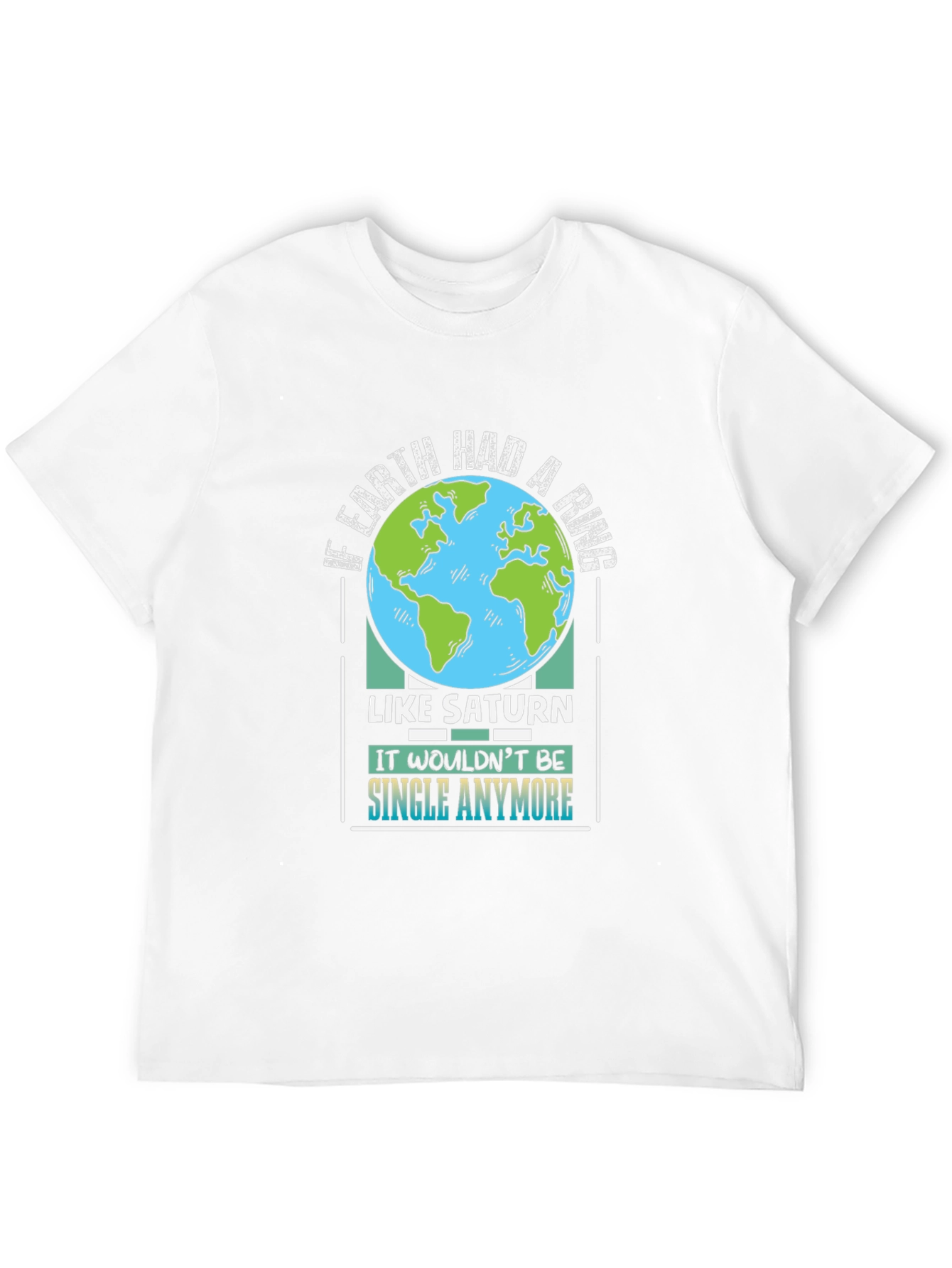 Earth Ring Saturn Joke T-Shirt