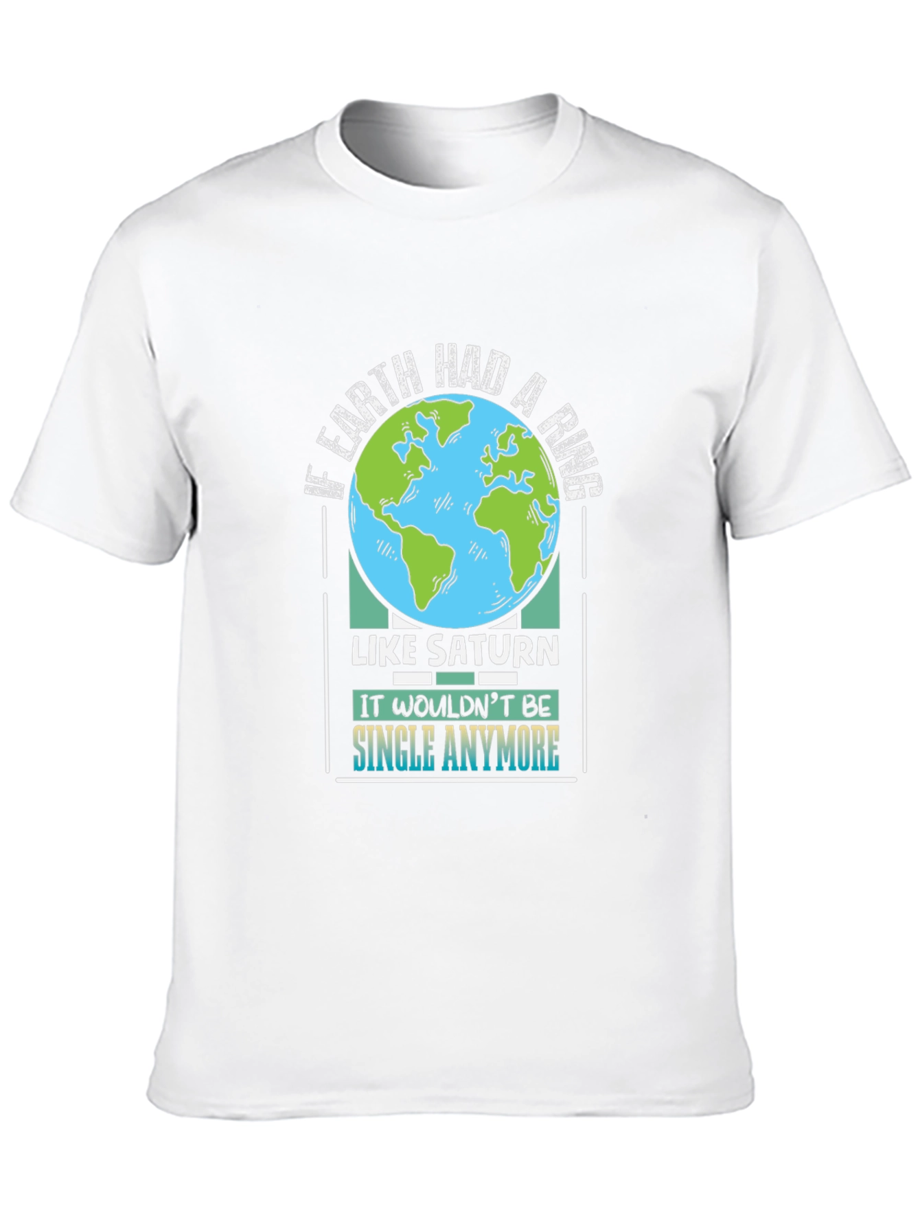 Earth Ring Saturn Joke T-Shirt