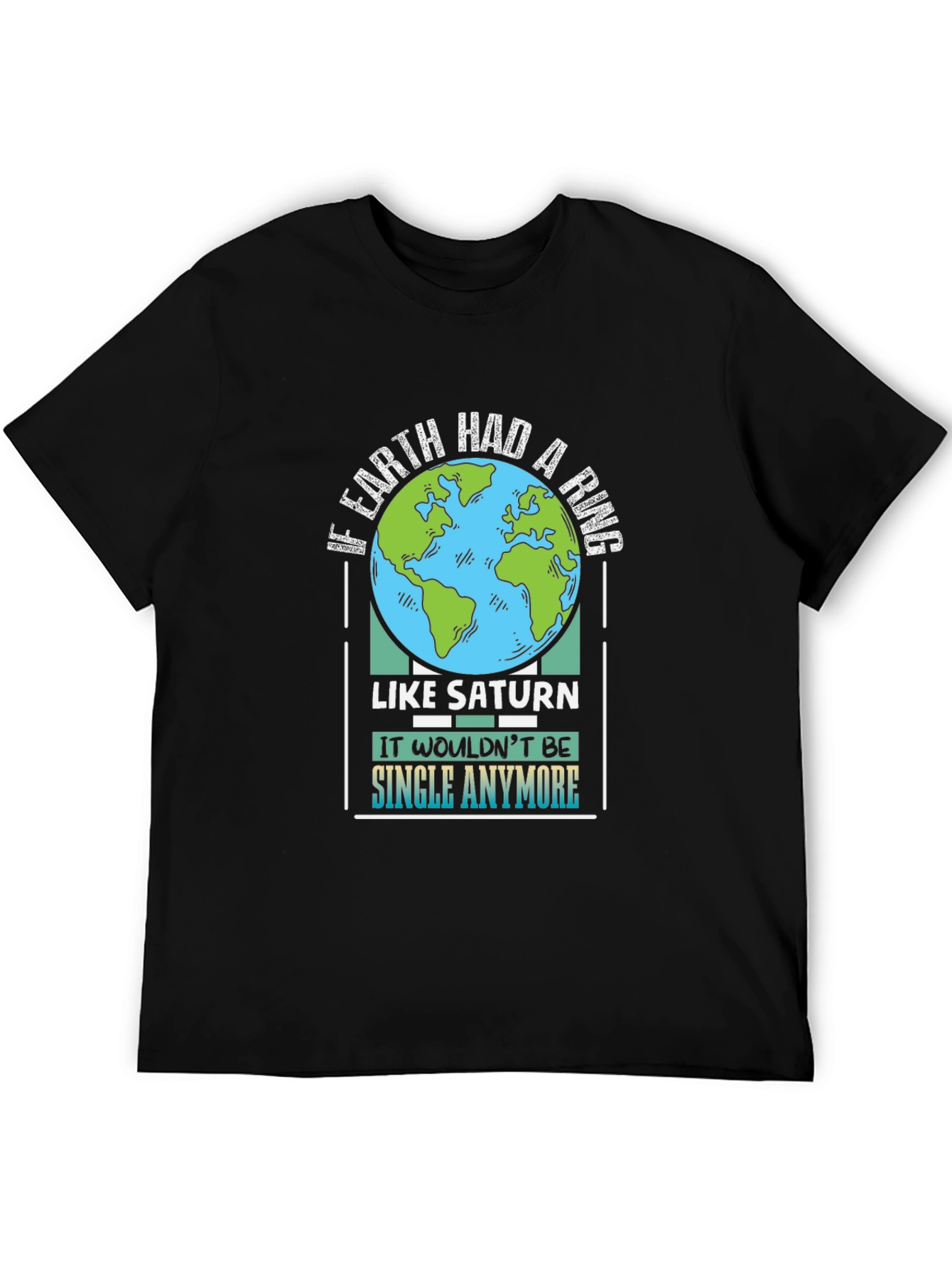 Earth Ring Saturn Joke T-Shirt