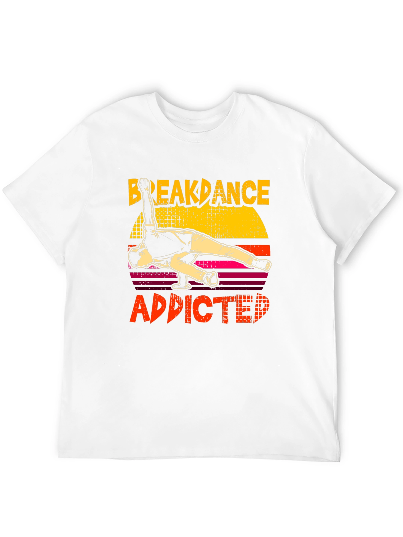 Breakdance Addicted Graphic Tee - Black Cotton