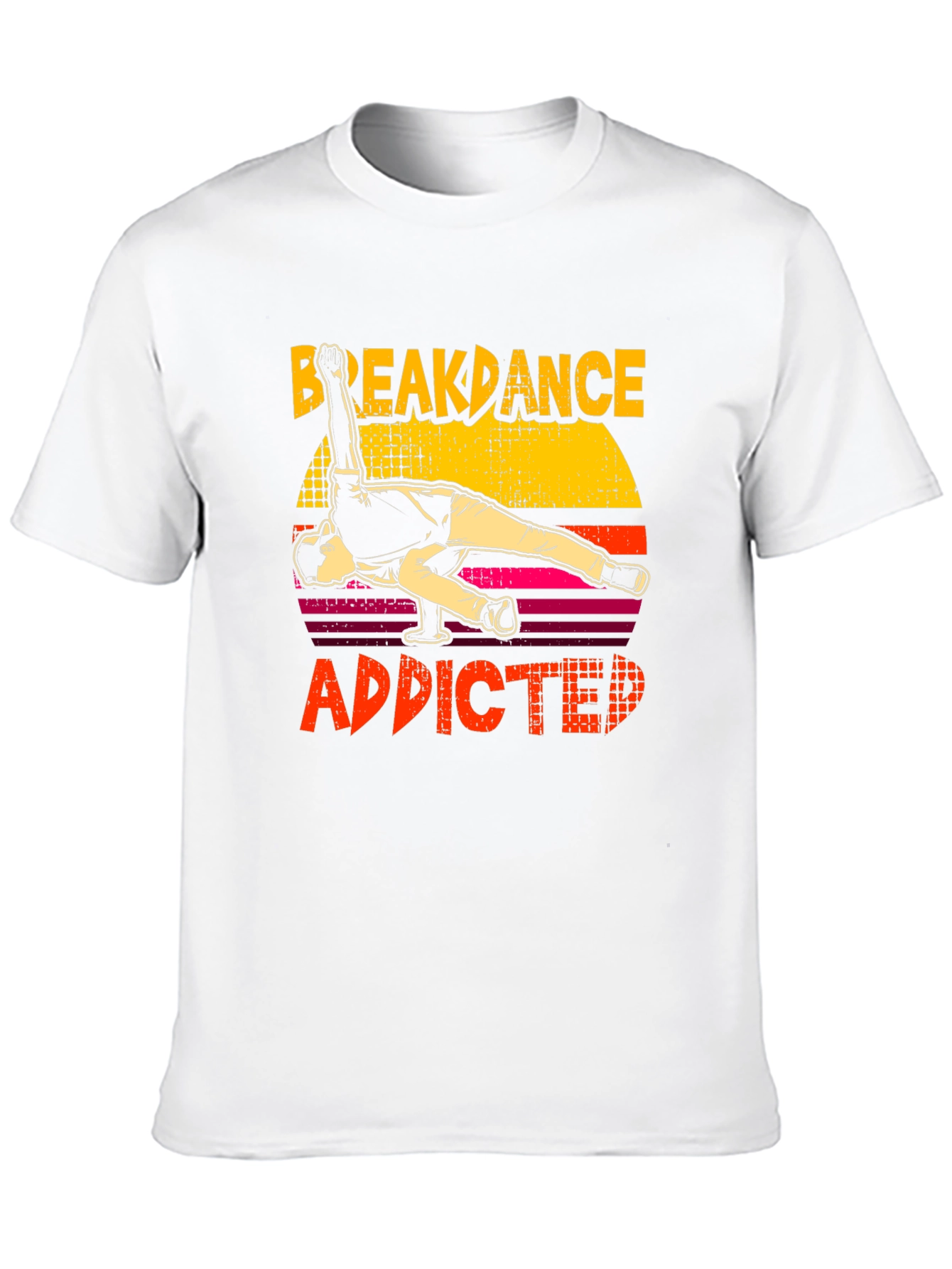 Breakdance Addicted Graphic Tee - Black Cotton
