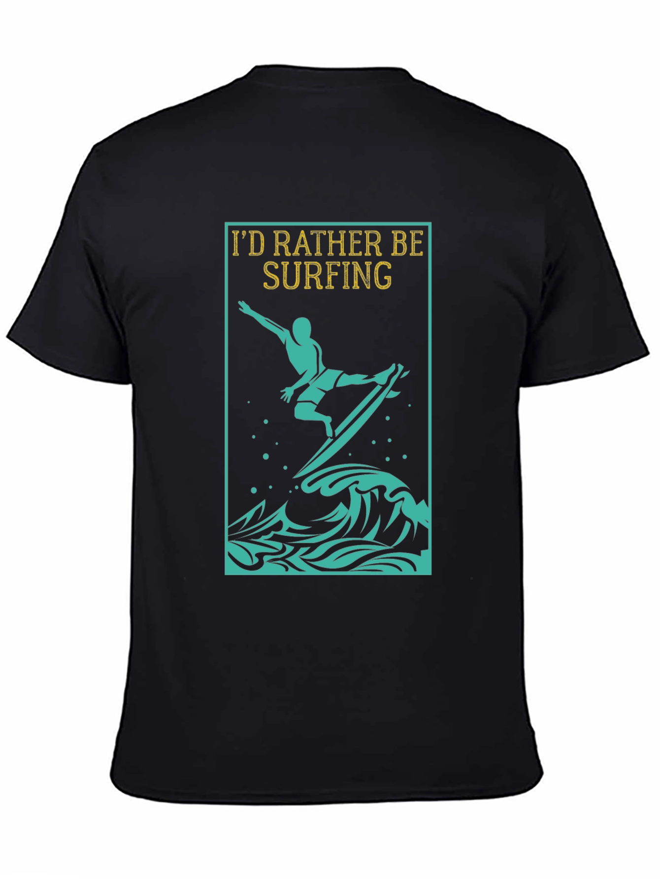 Id Rather Be Surfing Graphic Tee
