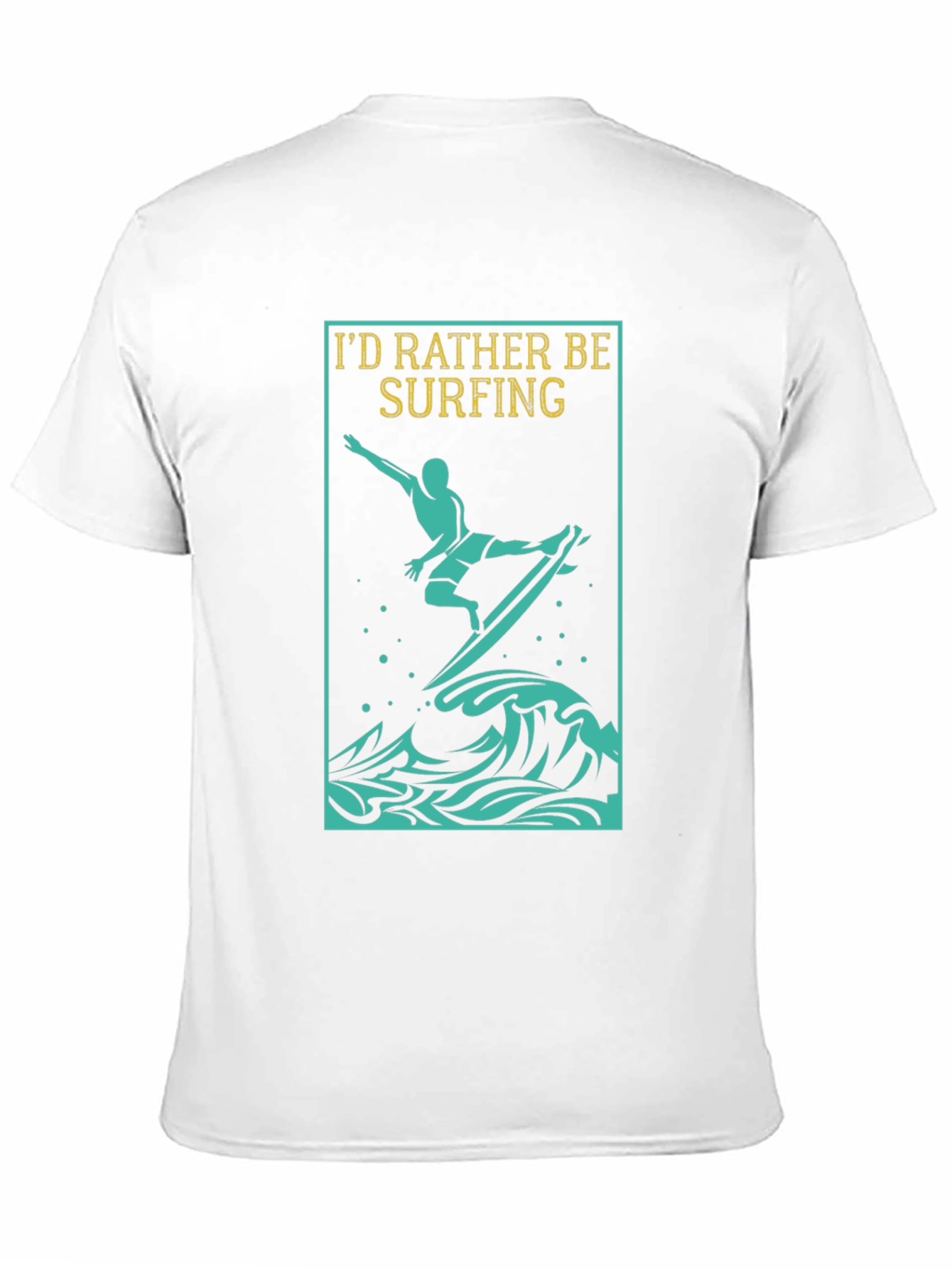 Id Rather Be Surfing Graphic Tee