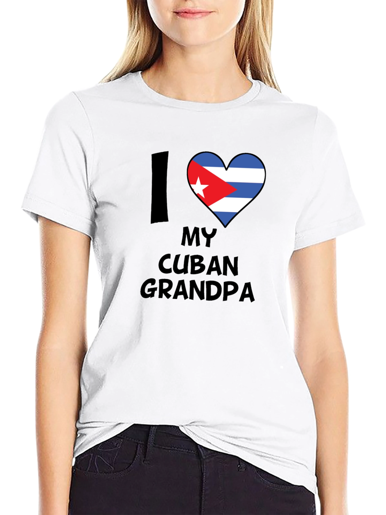 I Love My Cuban Grandpa T-Shirt