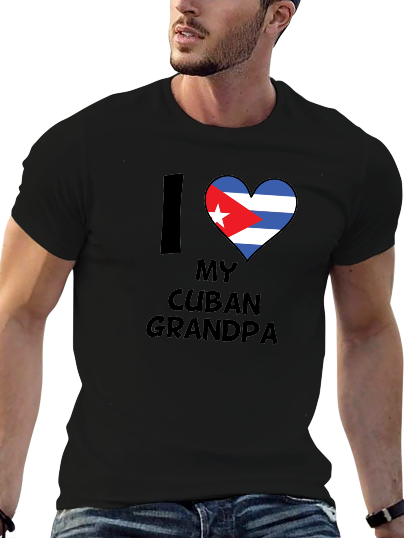 I Love My Cuban Grandpa T-Shirt