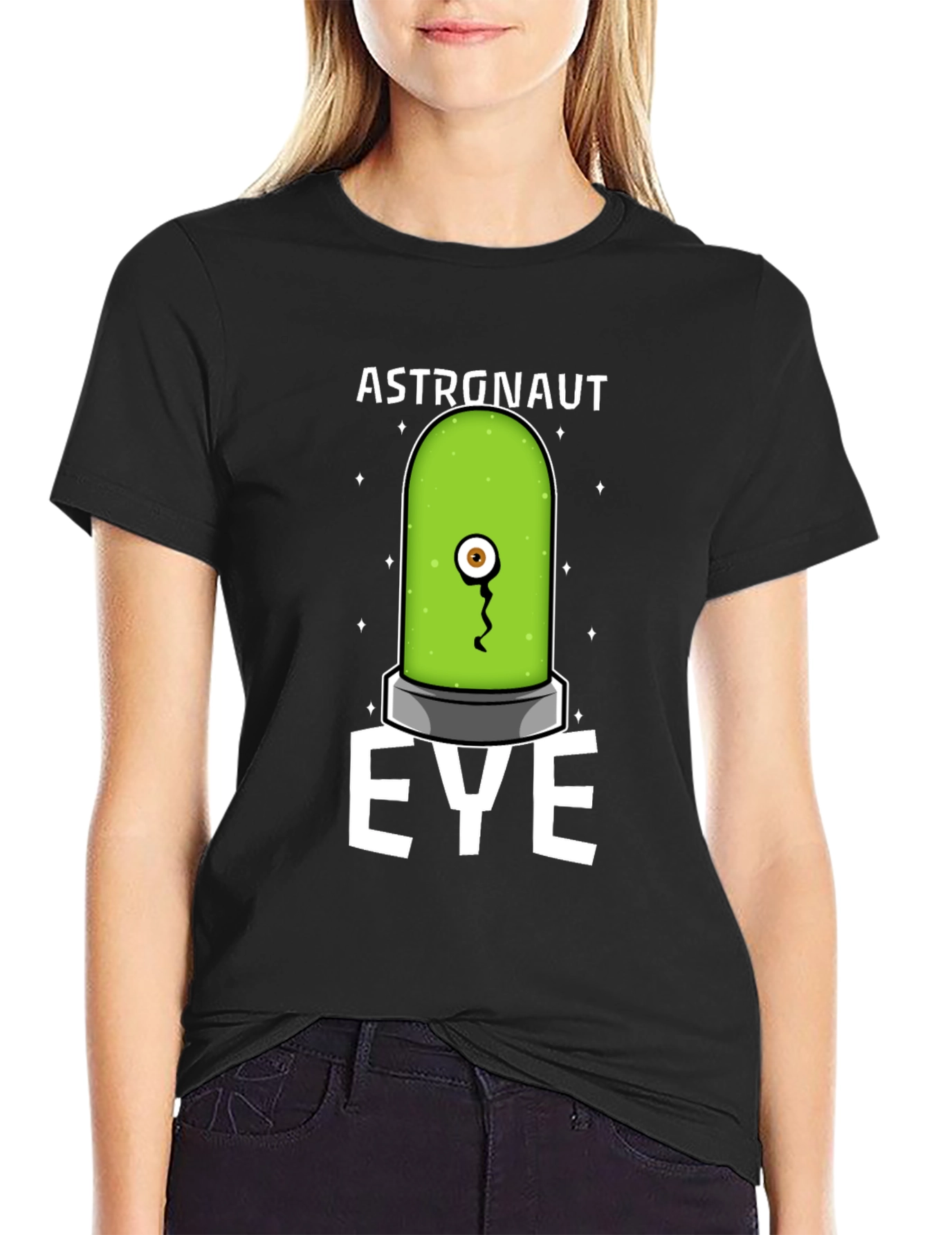 Astronaut Eye T-Shirt - Quirky Graphic Tee