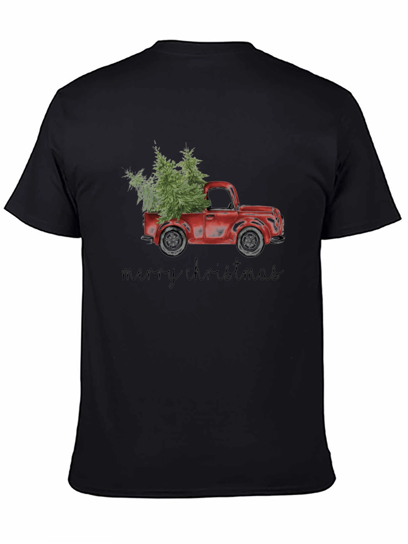 Merry Christmas Truck Graphic Tee