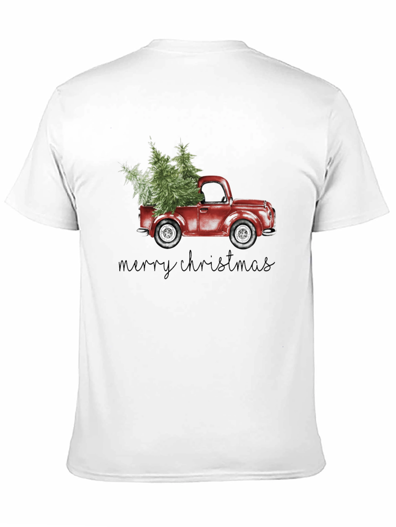 Merry Christmas Truck Graphic Tee