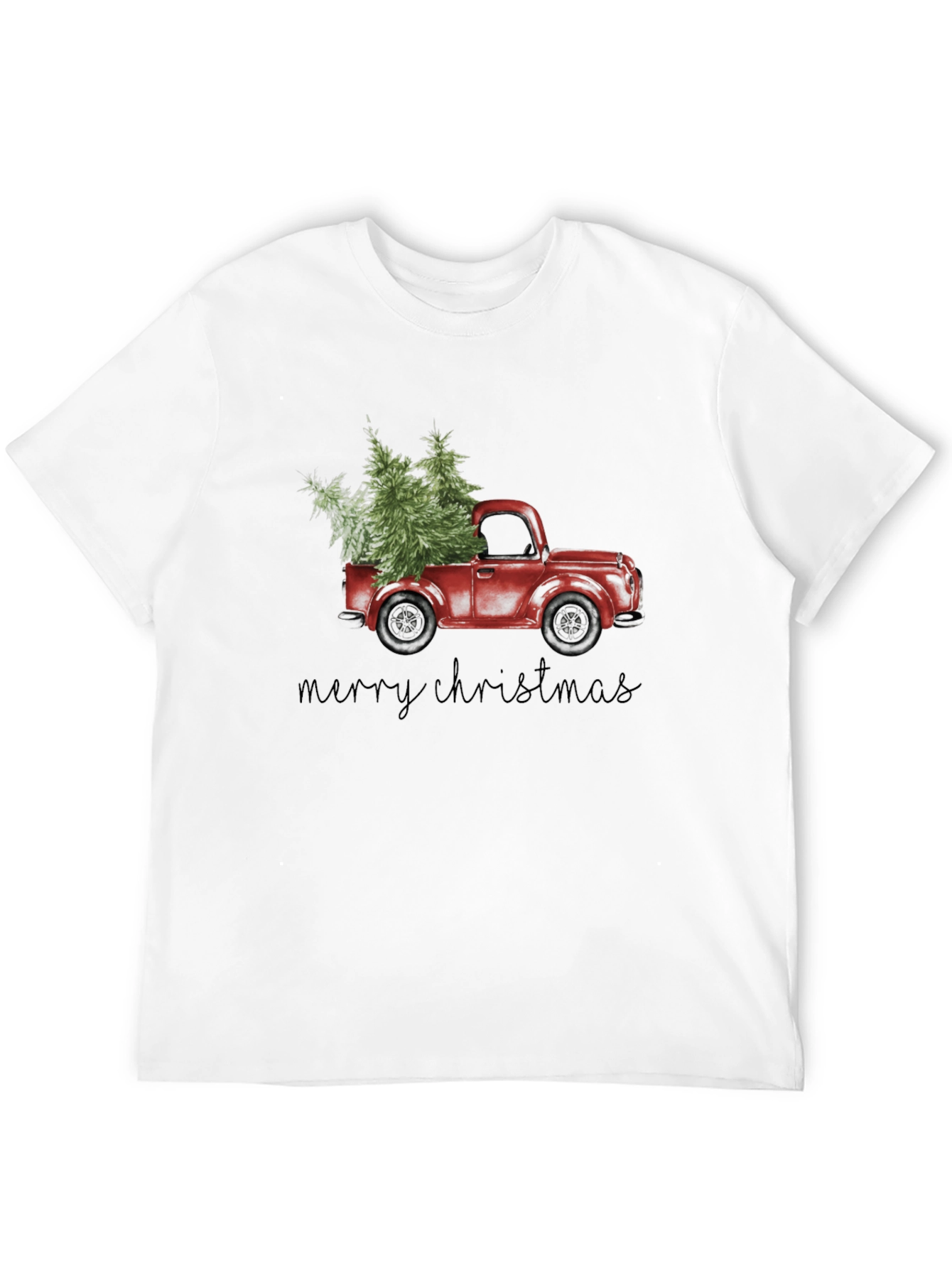 Merry Christmas Truck Graphic Tee