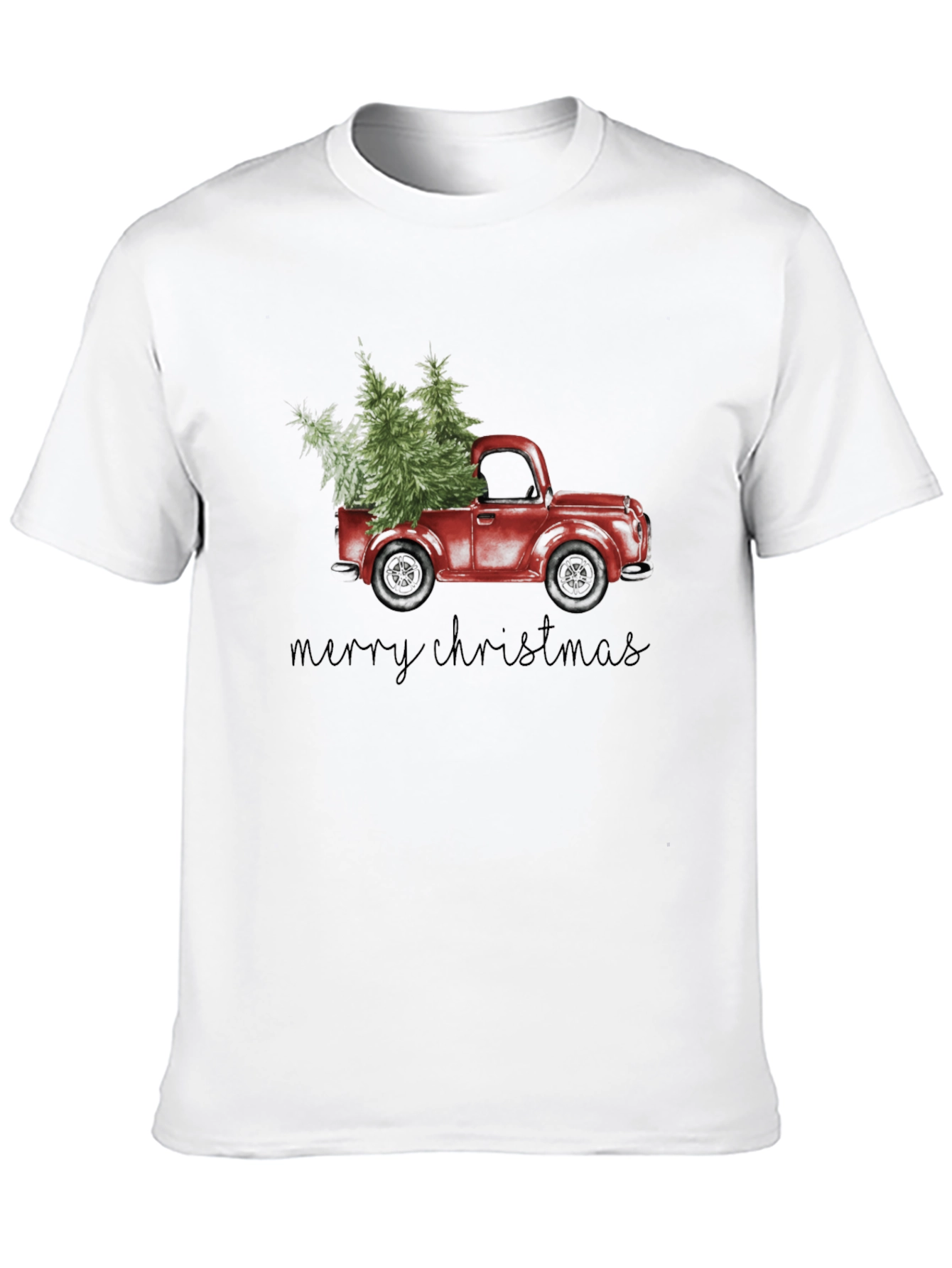 Merry Christmas Truck Graphic Tee