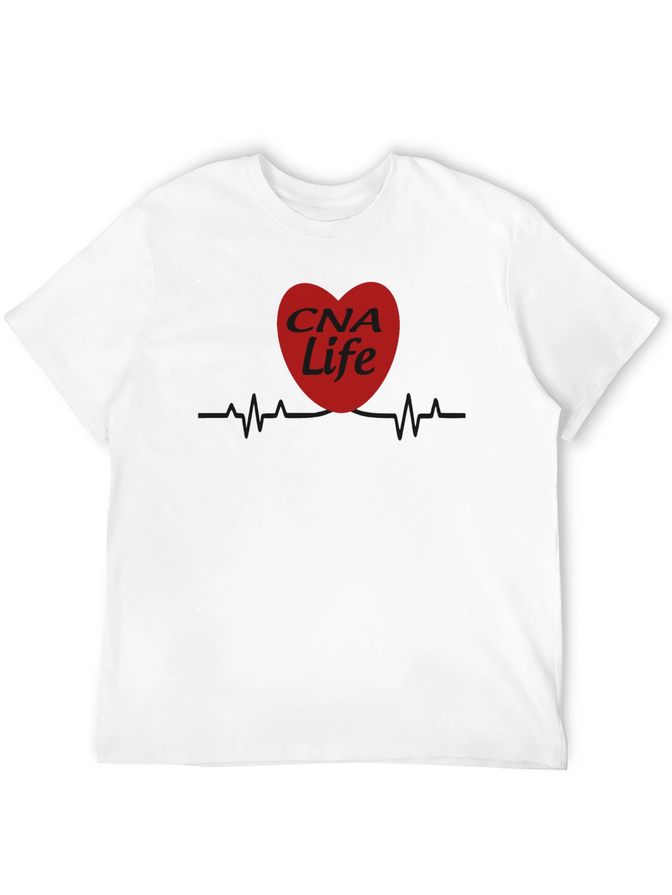 CNA Life Heartbeat T-Shirt - Certified Nursing Assistant Tee