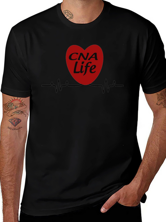 CNA Life Heartbeat T-Shirt - Certified Nursing Assistant Tee