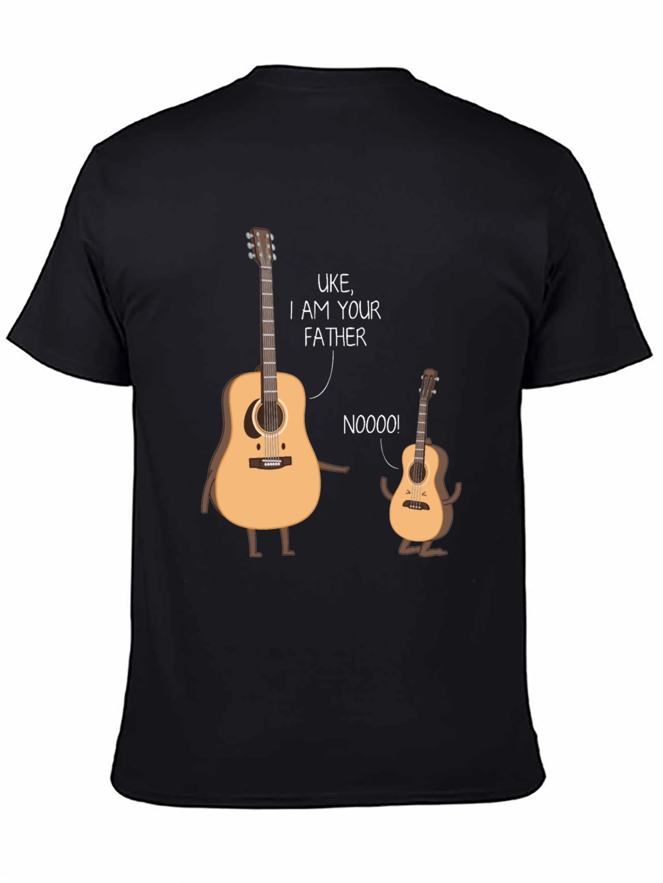 Uke I Am Your Father Black T-Shirt