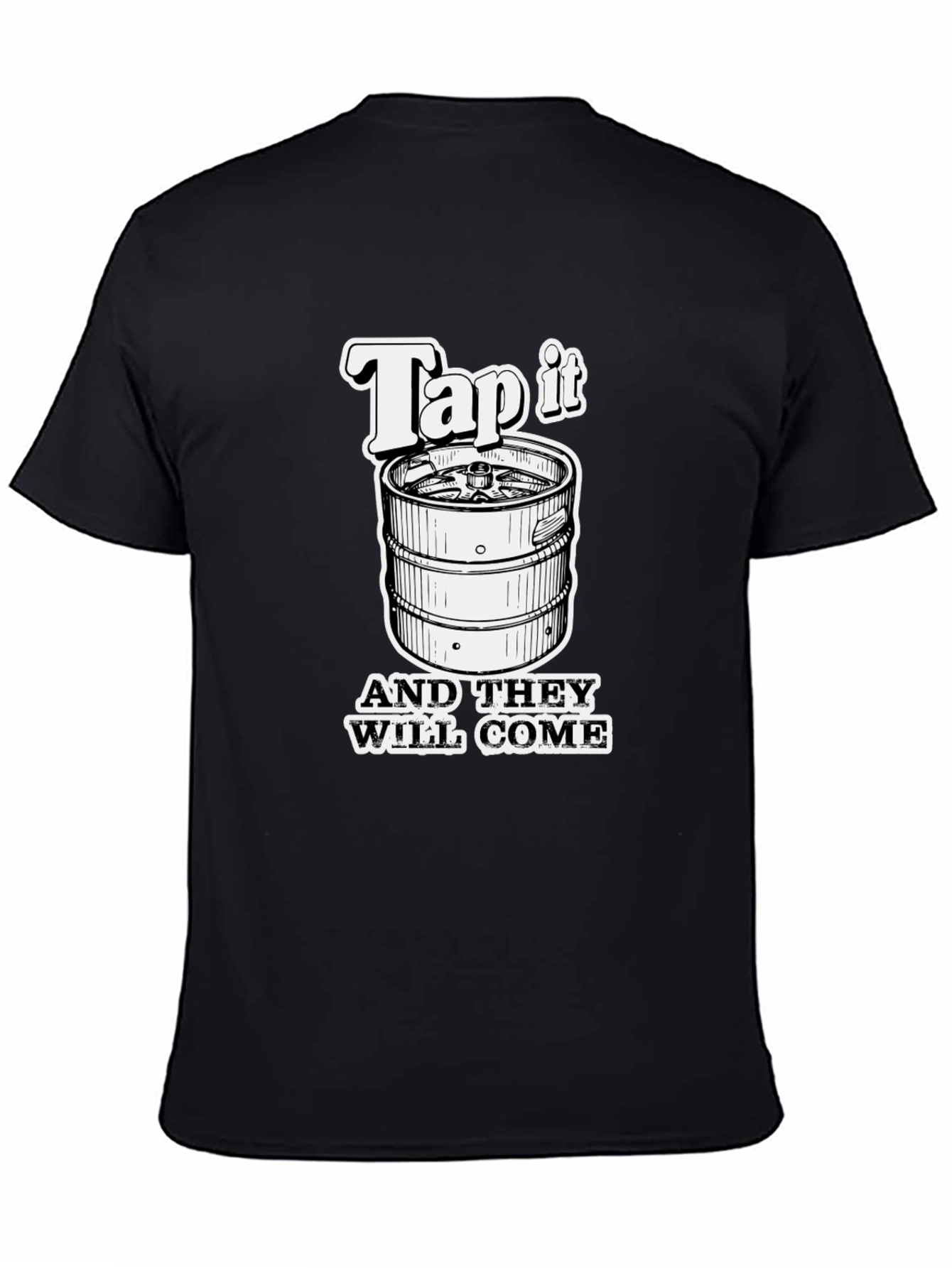 Tap It Funny Beer Keg T-Shirt